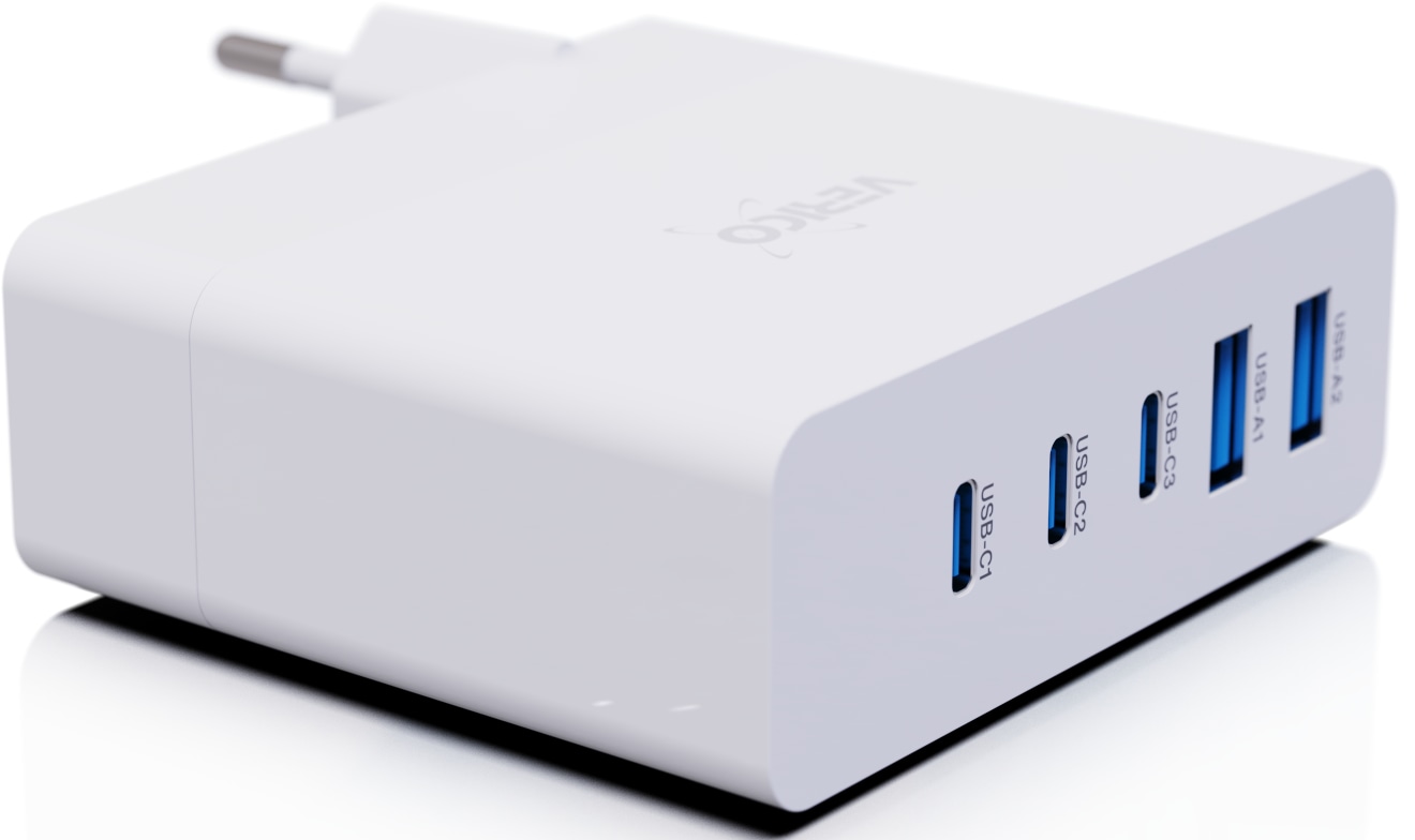 VERICO Power MOJO GaN 140W, 5 Port ,USB-Ladegerät VERICO Power MOJO GaN 140W, 5 Port ,USB-Ladegerät