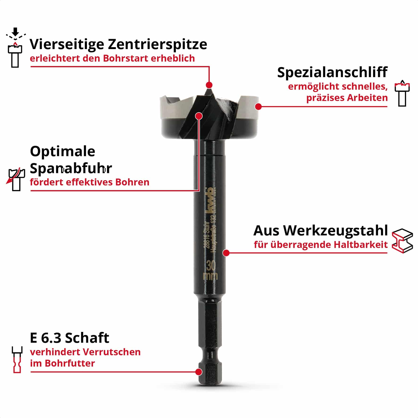 KWB Forstnerbohrer, 706430, 30 mm KWB Forstnerbohrer, 706430, 30 mm