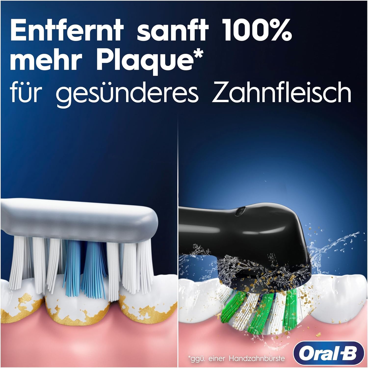 ORAL-B Elektrische Zahnbürste Pro 3, 3000 Sensitive Clean Black JAS22