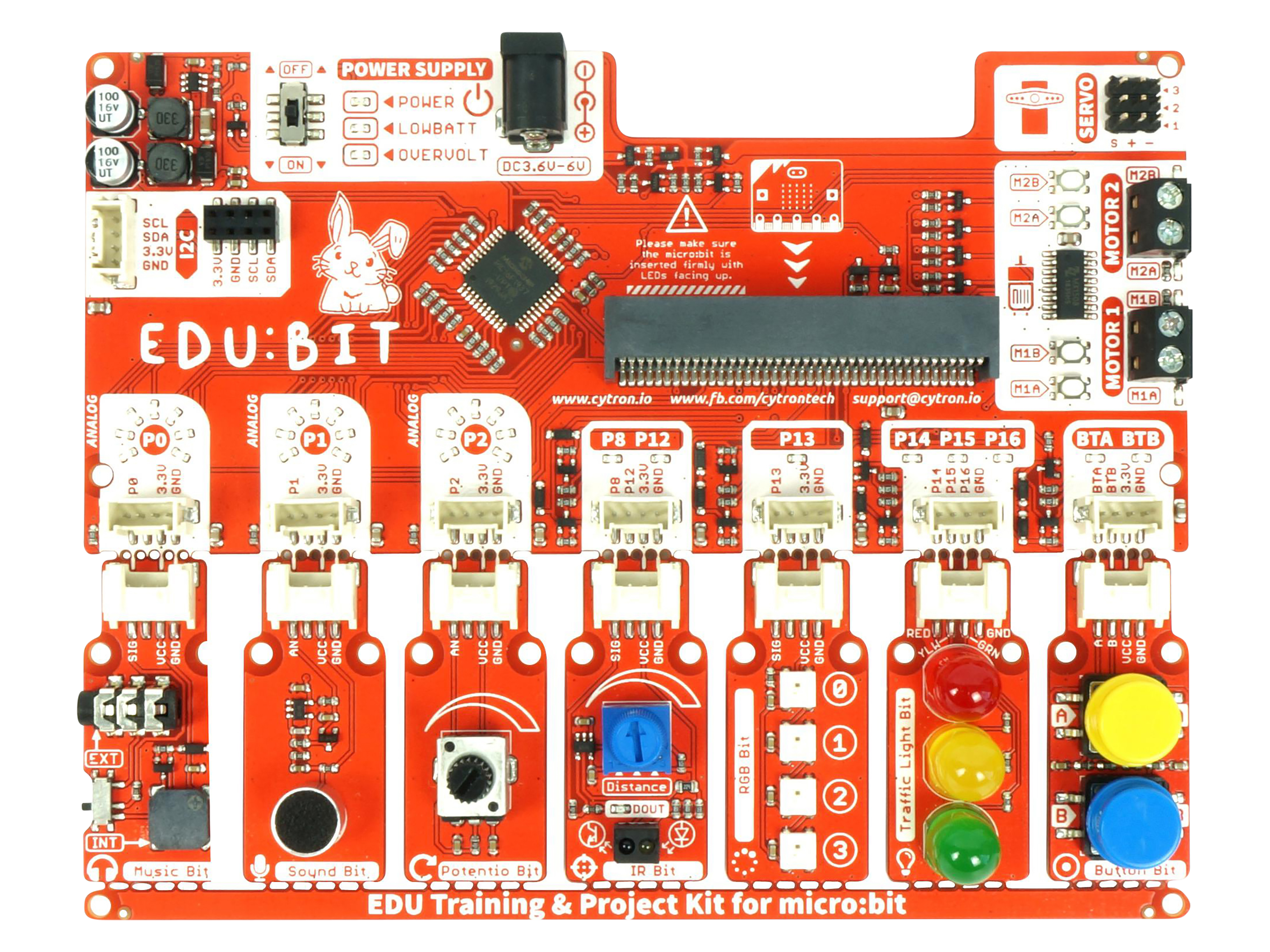 CYNTRON EDU:BIT-Projektkit für Micro:bit