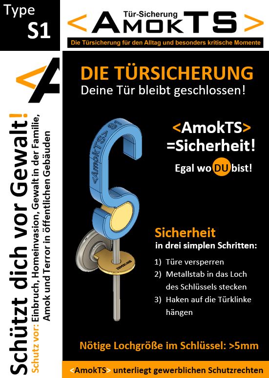 Türsicherung S1, Edelstahl