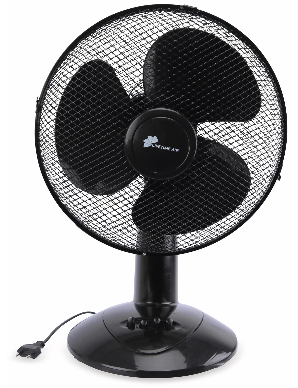 LIFETIME AIR Ventilator, Tischmodel, 38W, 30cm, schwarz