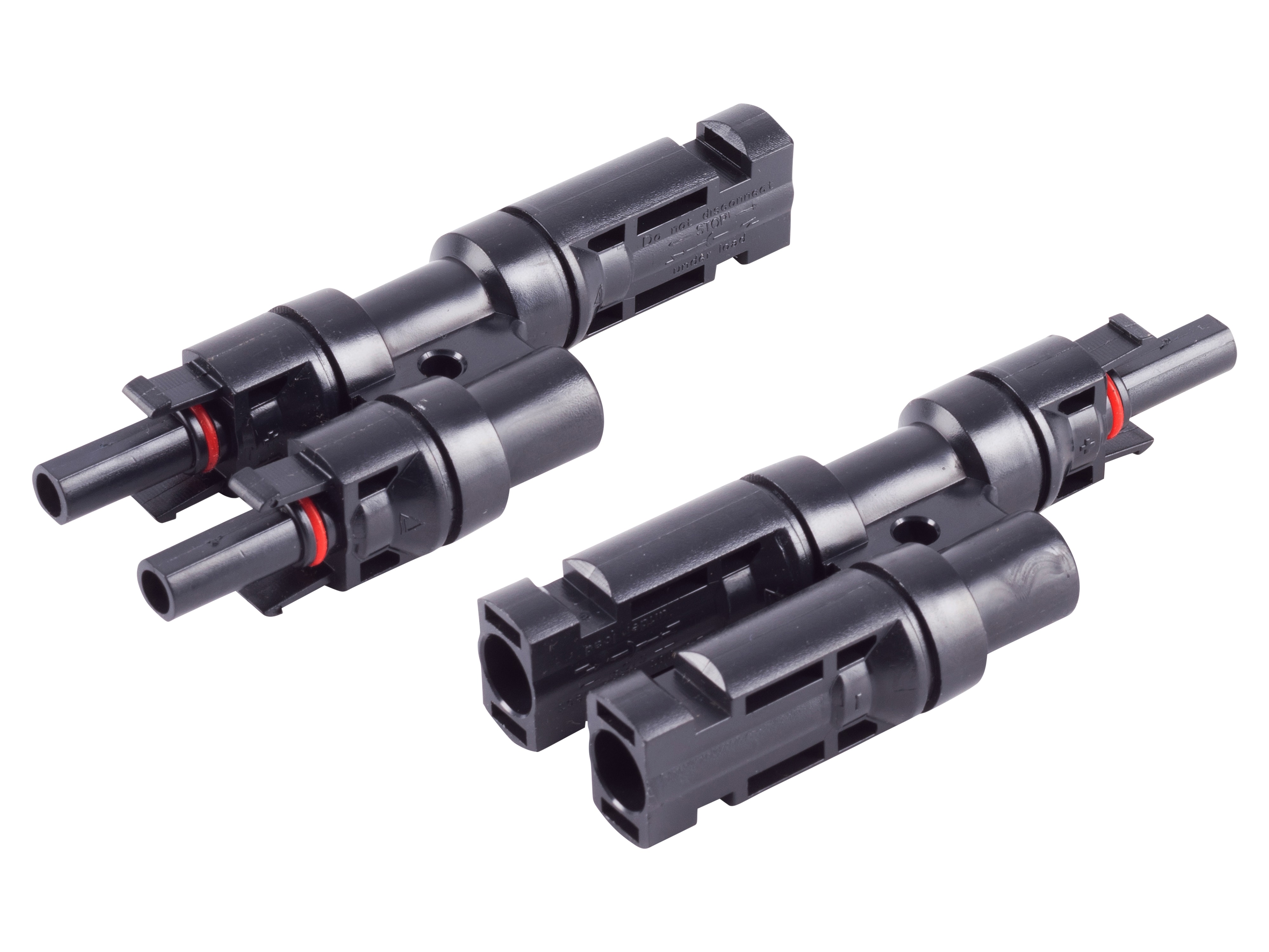 S-IMPULS MC4 T-Adapter Set, 2/1, IP67, 1.5kV, schwarz S-IMPULS MC4 T-Adapter Set, 2/1, IP67, 1.5kV, schwarz