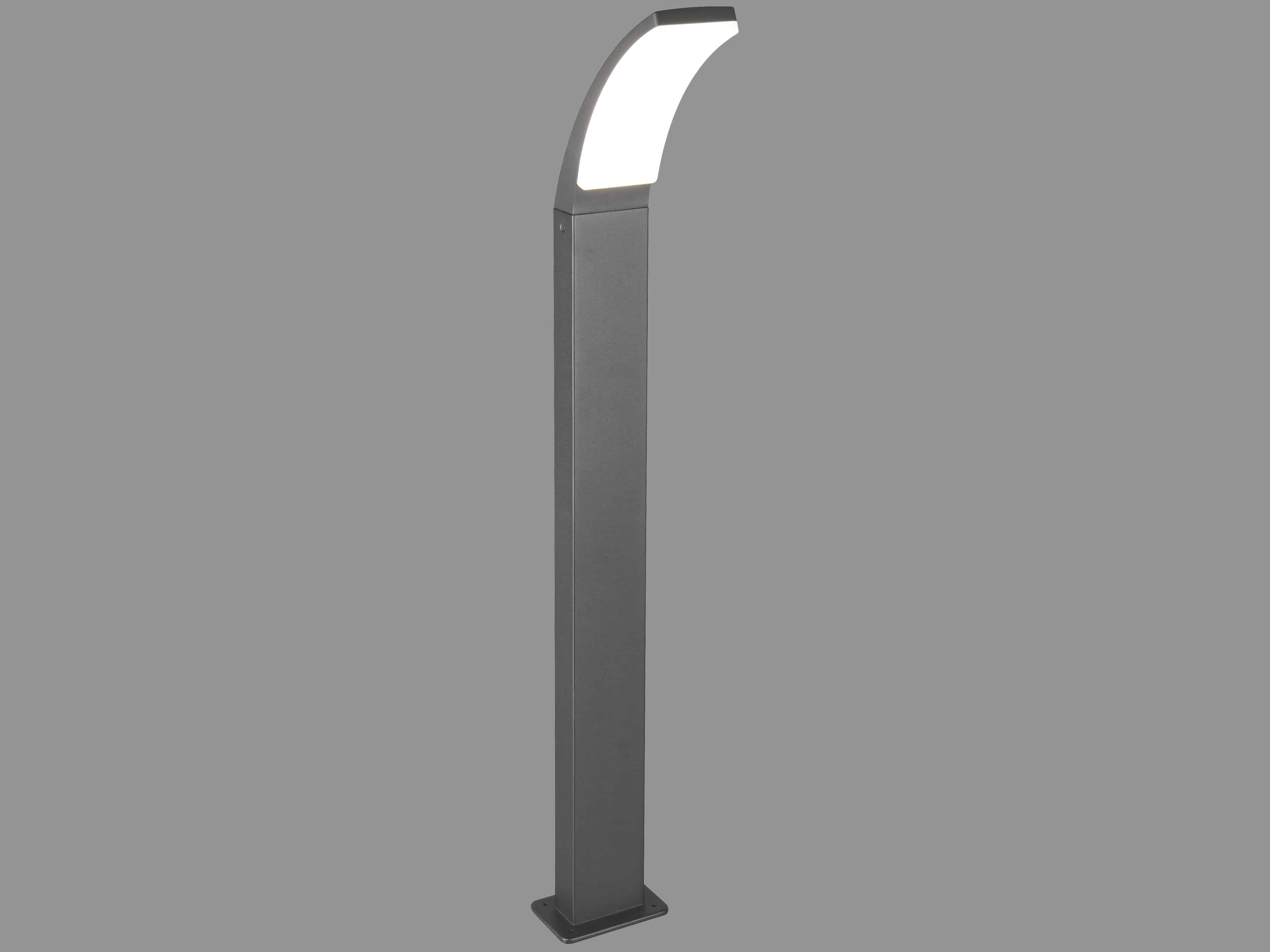REALITY LED-Wegeleuchte Beja R23359142, 12,5W, 4000K, 1650lm, neutralweiß, IP44, Anthrazit