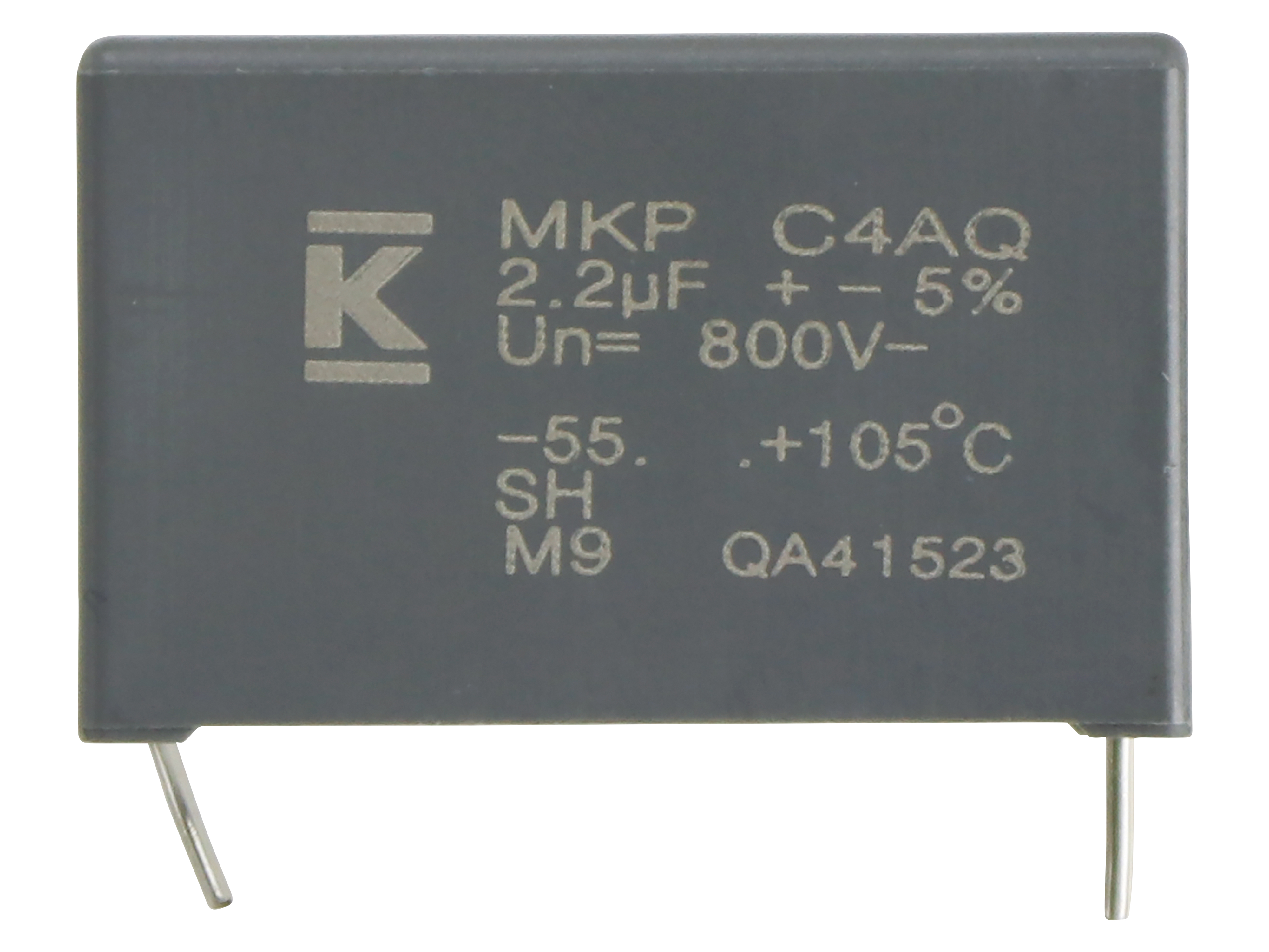 YAEGO Folienkondensator, 2,2 µF, 800 V-, radial, RM 27,5, 10 Stück