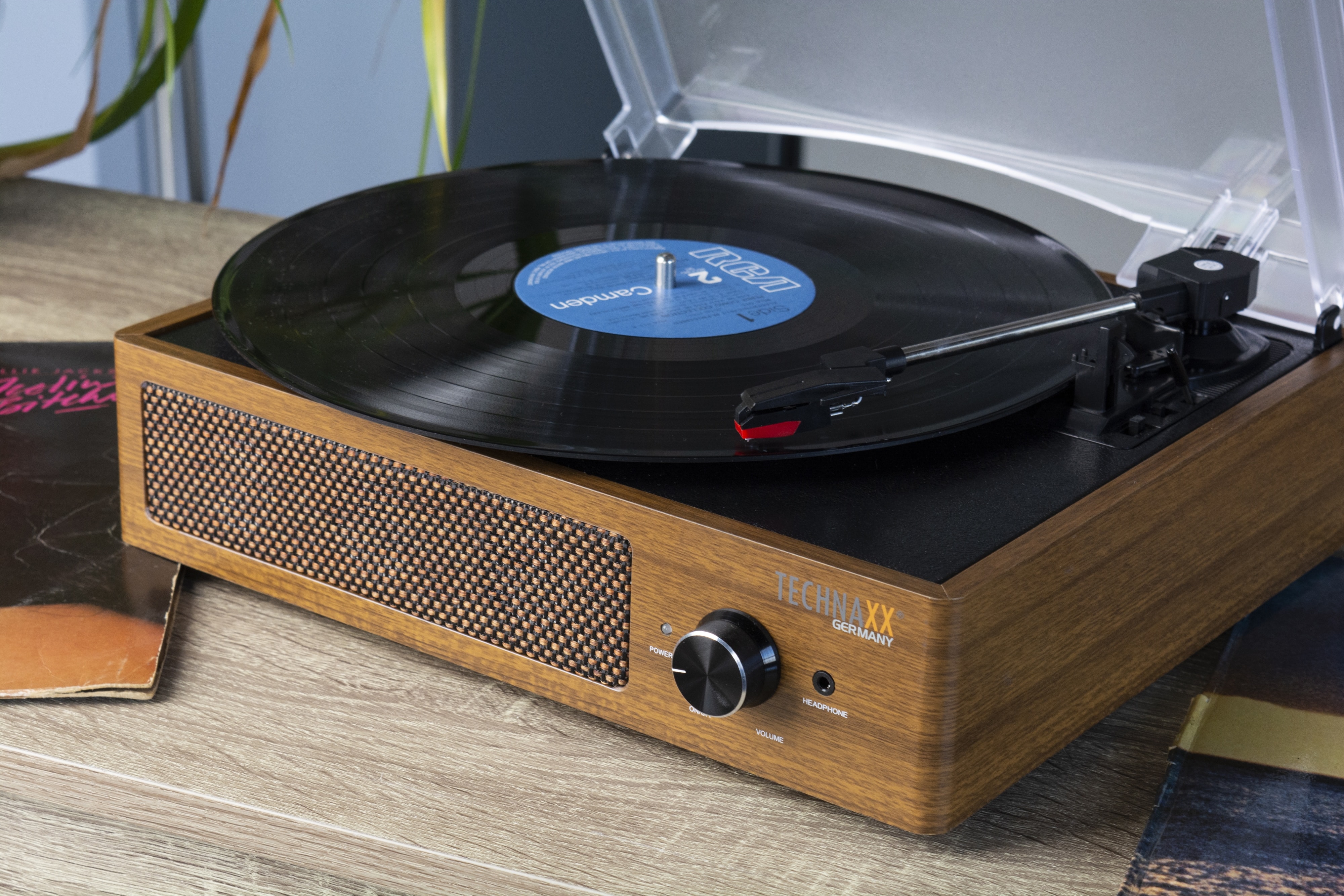 TEXCHNAXX Retro-Plattenspieler TX-186, mit Bluetooth