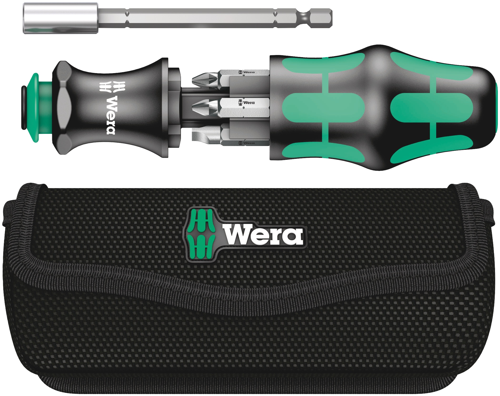 WERA Werkzeug-Set, 05134491001, Kraftform Kompakt 28 mit Tasche, 6‑teilig WERA Werkzeug-Set, 05134491001, Kraftform Kompakt 28 mit Tasche, 6‑teilig