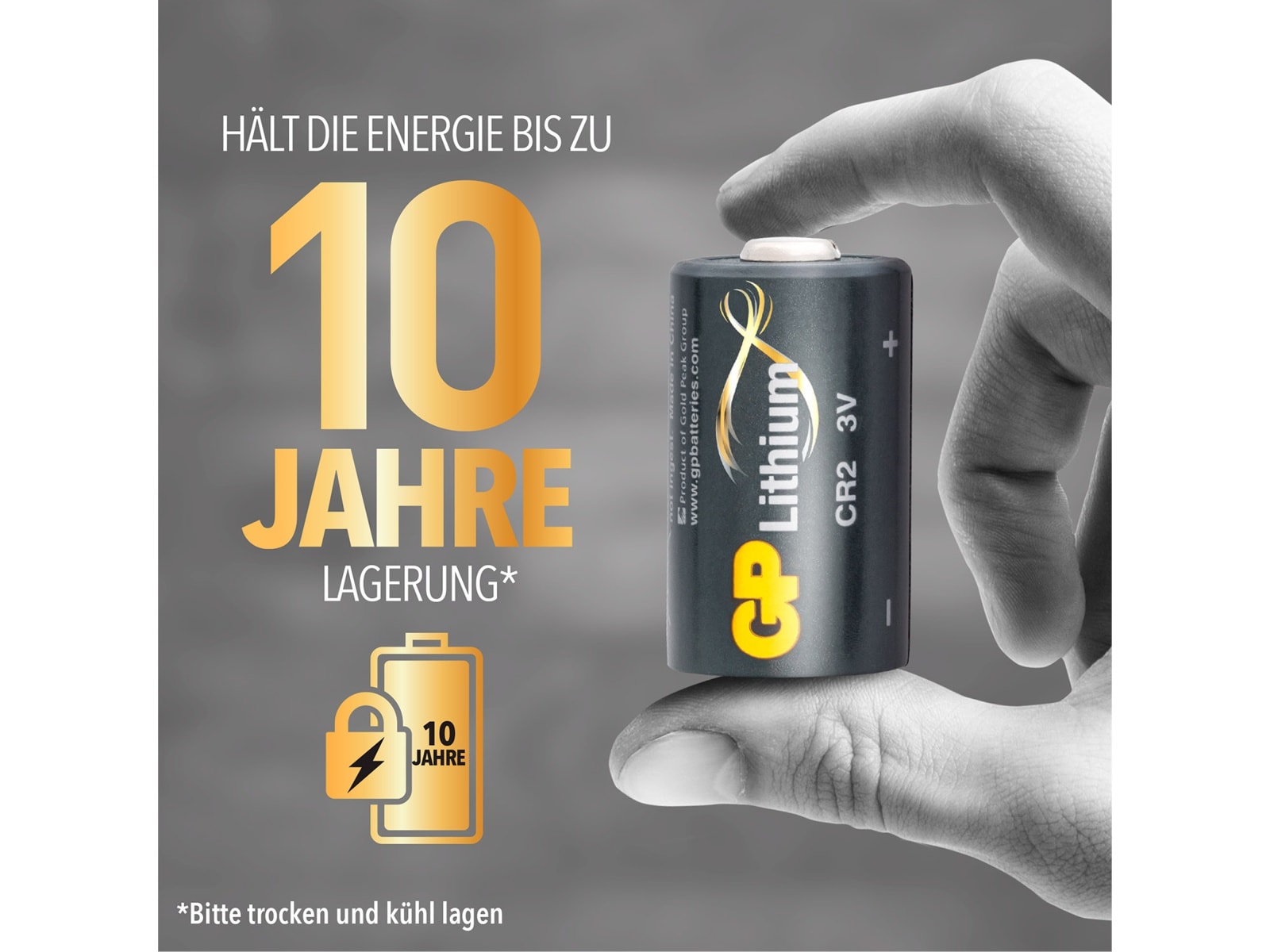 GP Lithium-Batterie CR2 1 Stück