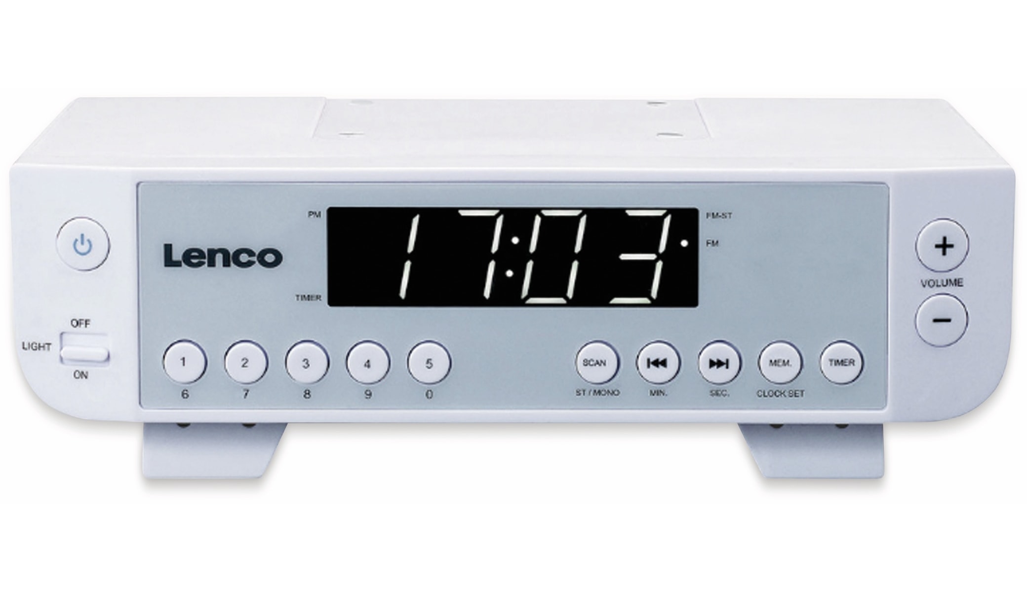 LENCO Küchenunterbauradio KCR-11, UKW, weiß