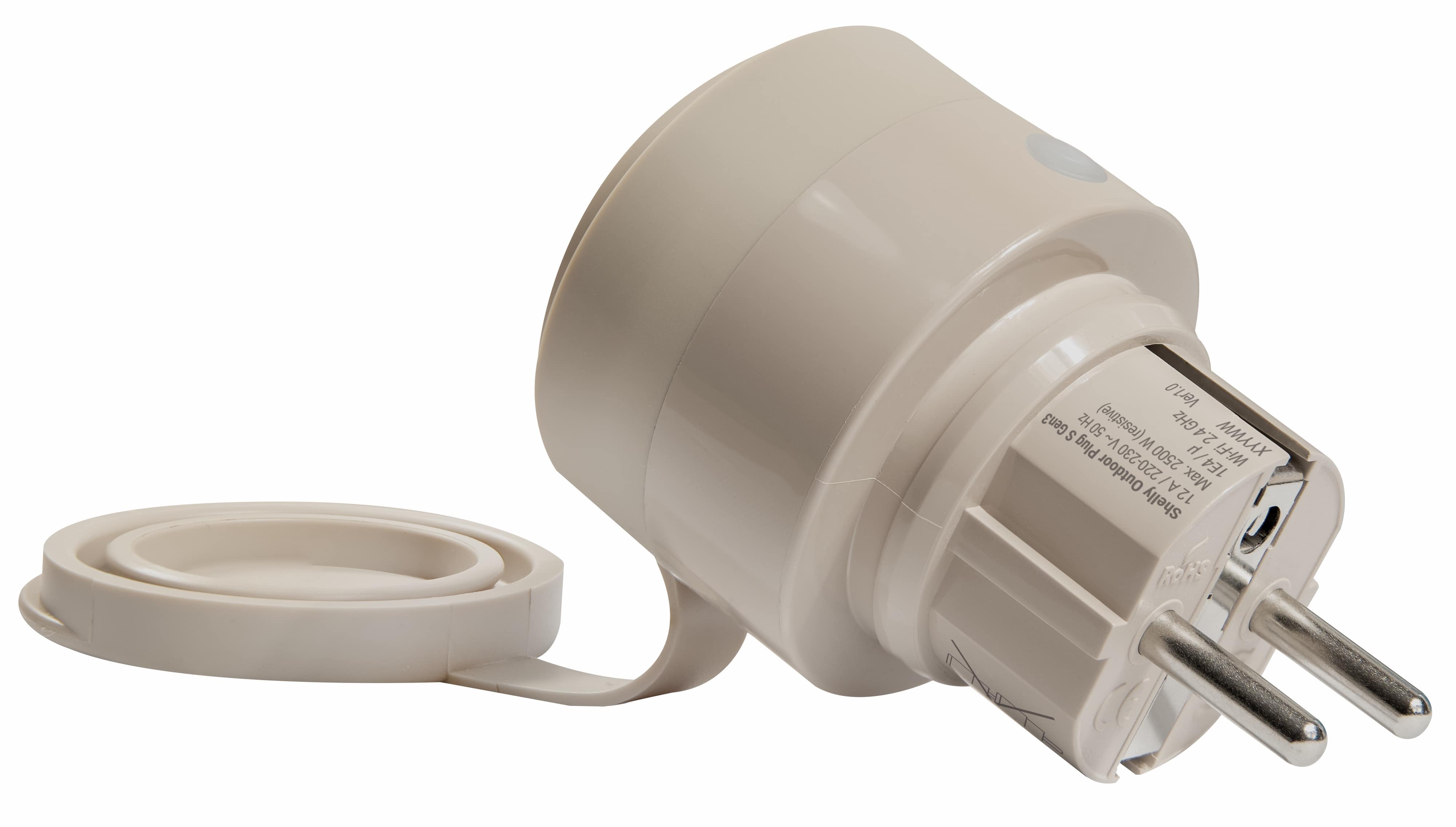 SHELLY WLAN-Steckdose Plug S Gen3, Outdoor, Matter, 2 Stück SHELLY WLAN-Steckdose Plug S Gen3, Outdoor, Matter, 2 Stück