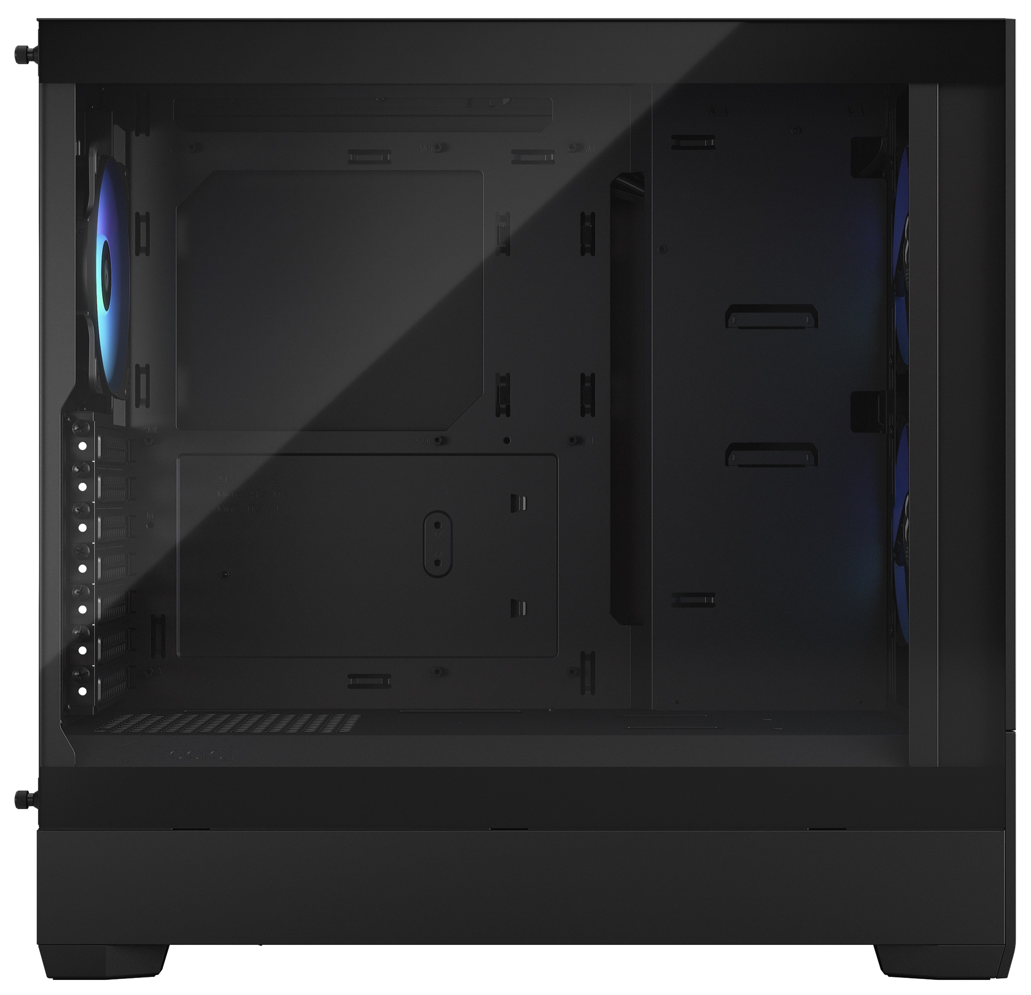 FRACTAL Midi Tower Design Pop Air RGB schwarz TG Clear Tint