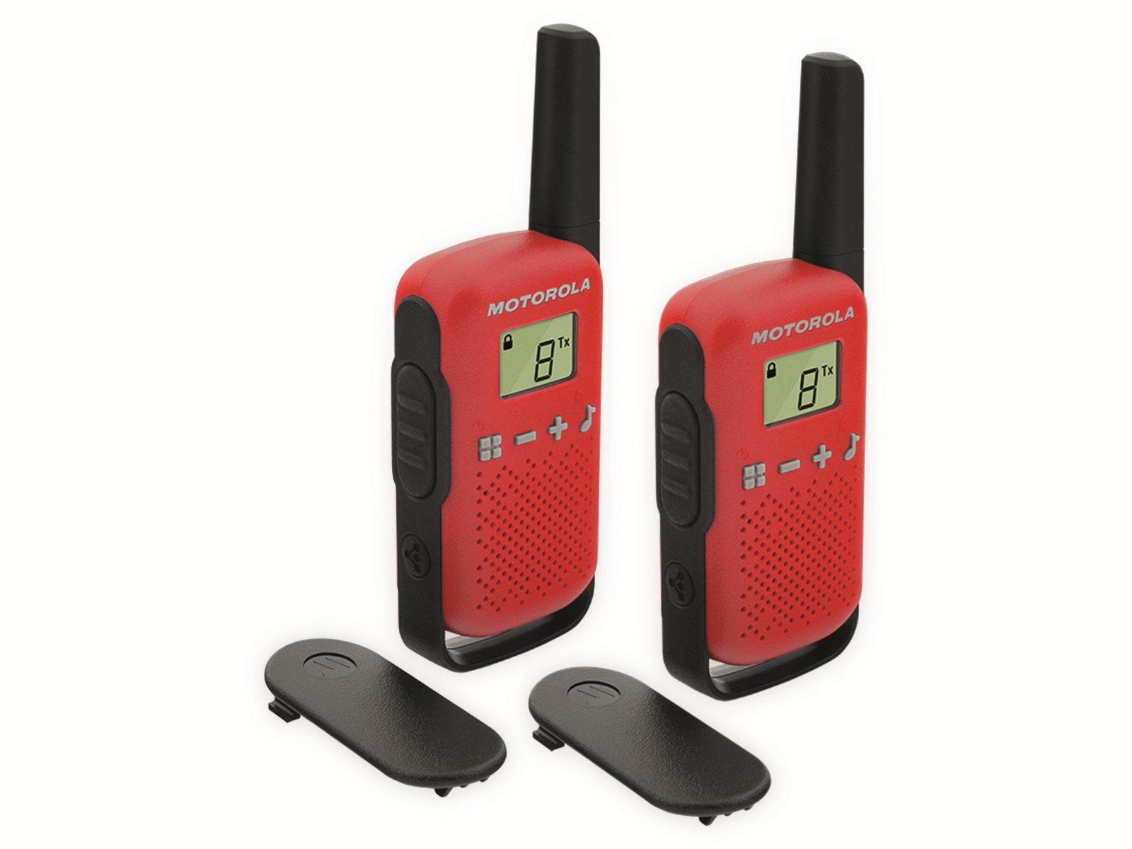 MOTOROLA PMR -Funkgeräte-Set Talkabout T42, rot MOTOROLA PMR -Funkgeräte-Set Talkabout T42, rot
