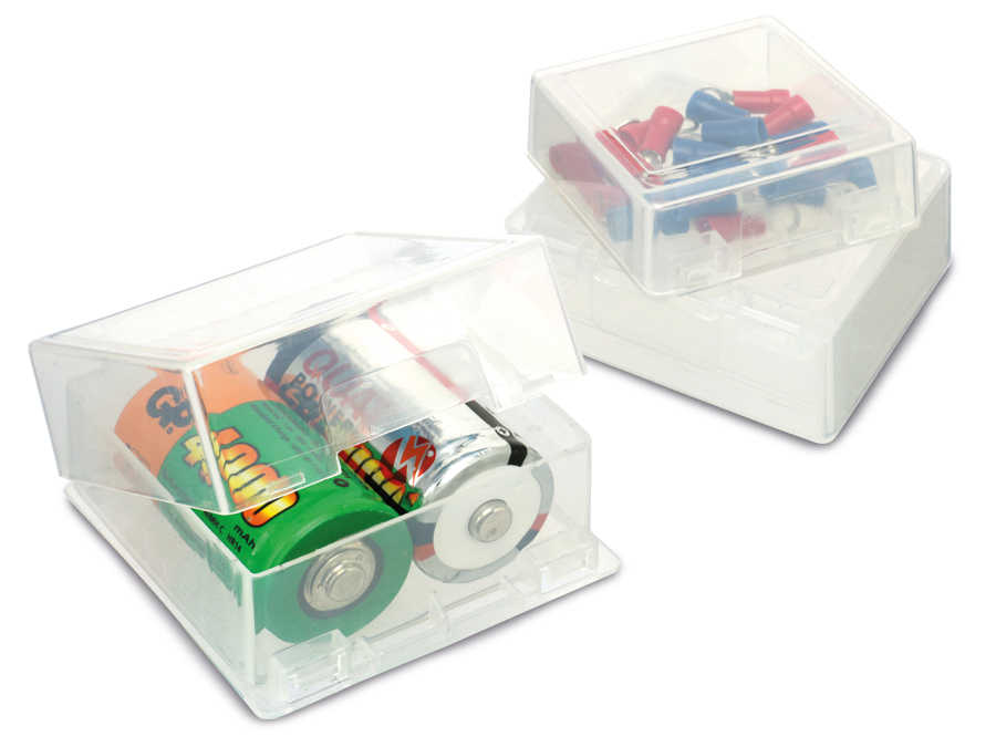 Kunststoff-Boxen, 3er Set, verschiedene Größen
