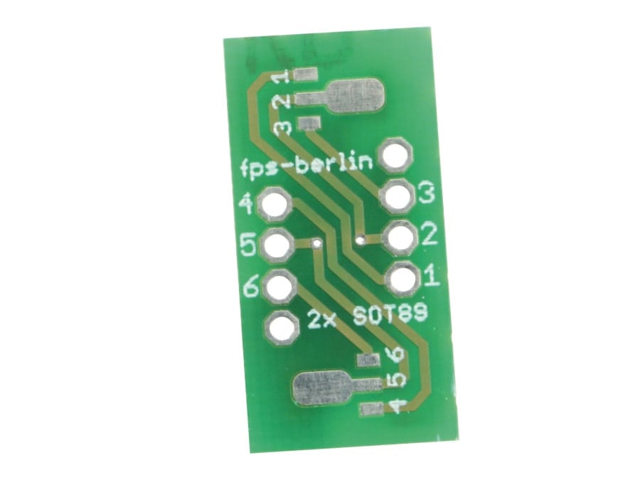 IC-Adapterplatine, 2x SOT223 - 2x SOT89 IC-Adapterplatine, 2x SOT223 - 2x SOT89