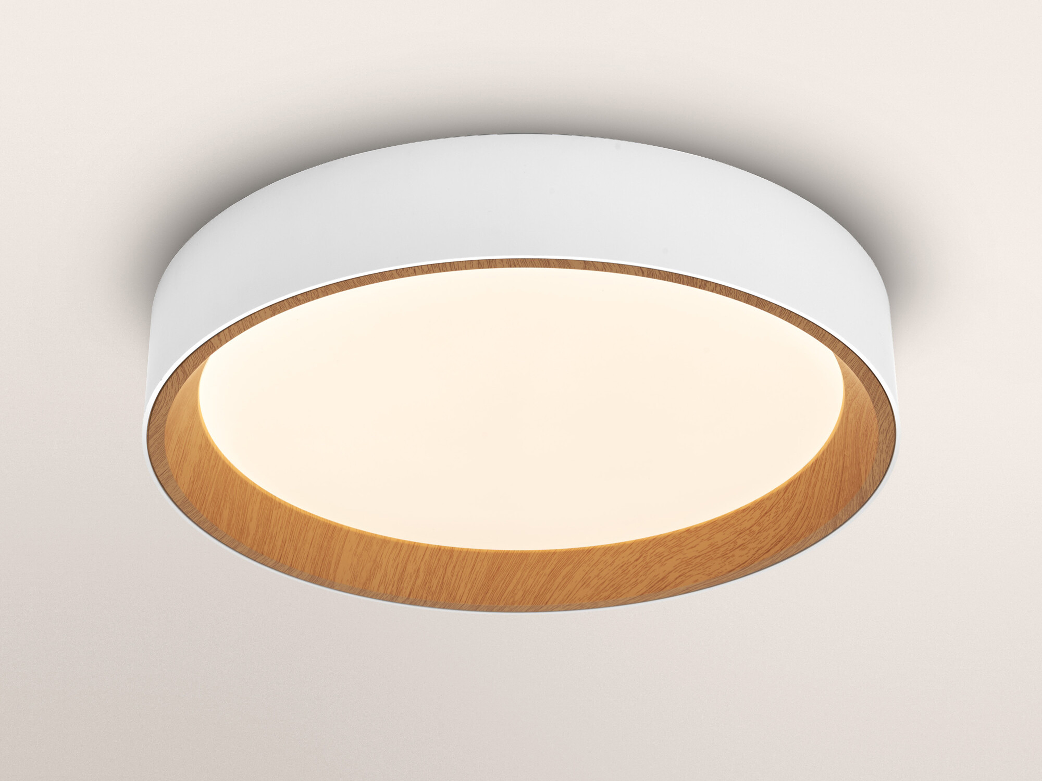 OSRAM LED-Deckenleuchte, 16W, 3000K, 1000lm, warmweiß, IP20, dimmbar, weiß, Ø29cm