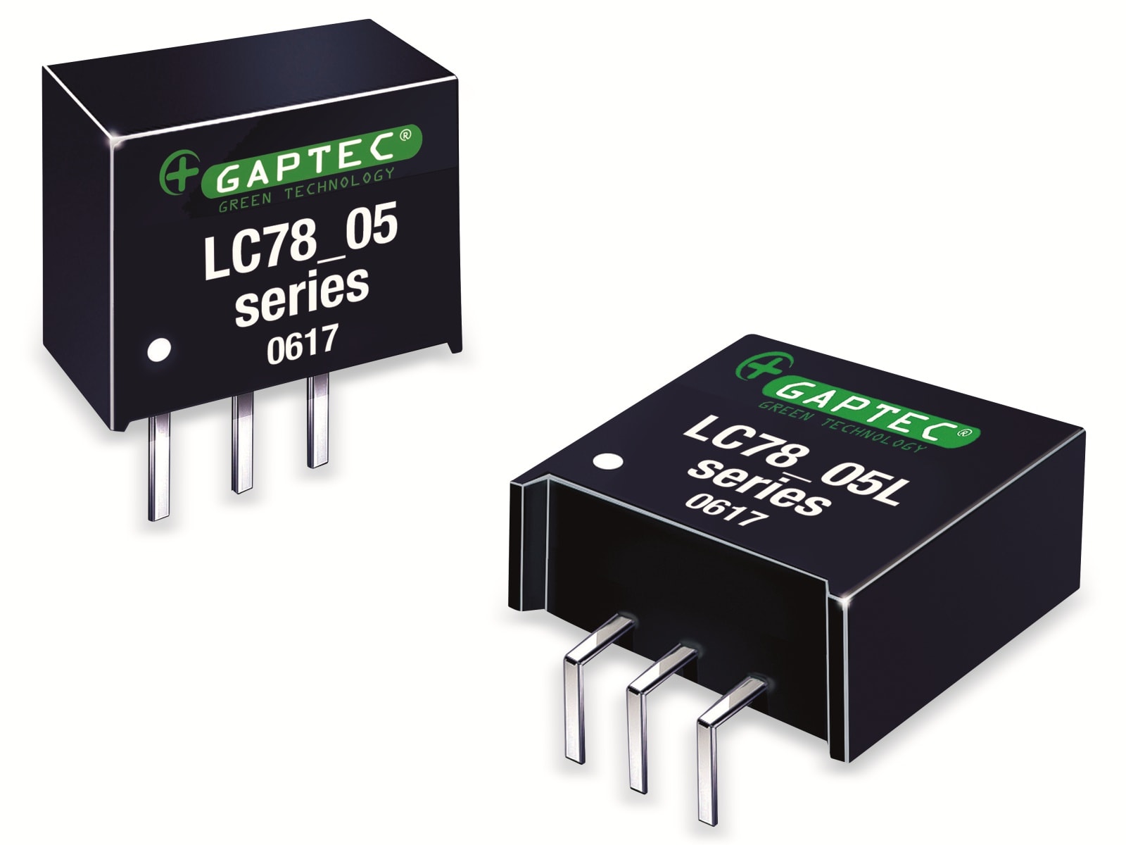 GAPTEC DC-DC-Wandler, Electronic, SIP3 micro size, 4,75-28Vin, 3,3Vout, 500mA, 11,6x6x10,2mm GAPTEC DC-DC-Wandler, Electronic, SIP3 micro size, 4,75-28Vin, 3,3Vout, 500mA, 11,6x6x10,2mm