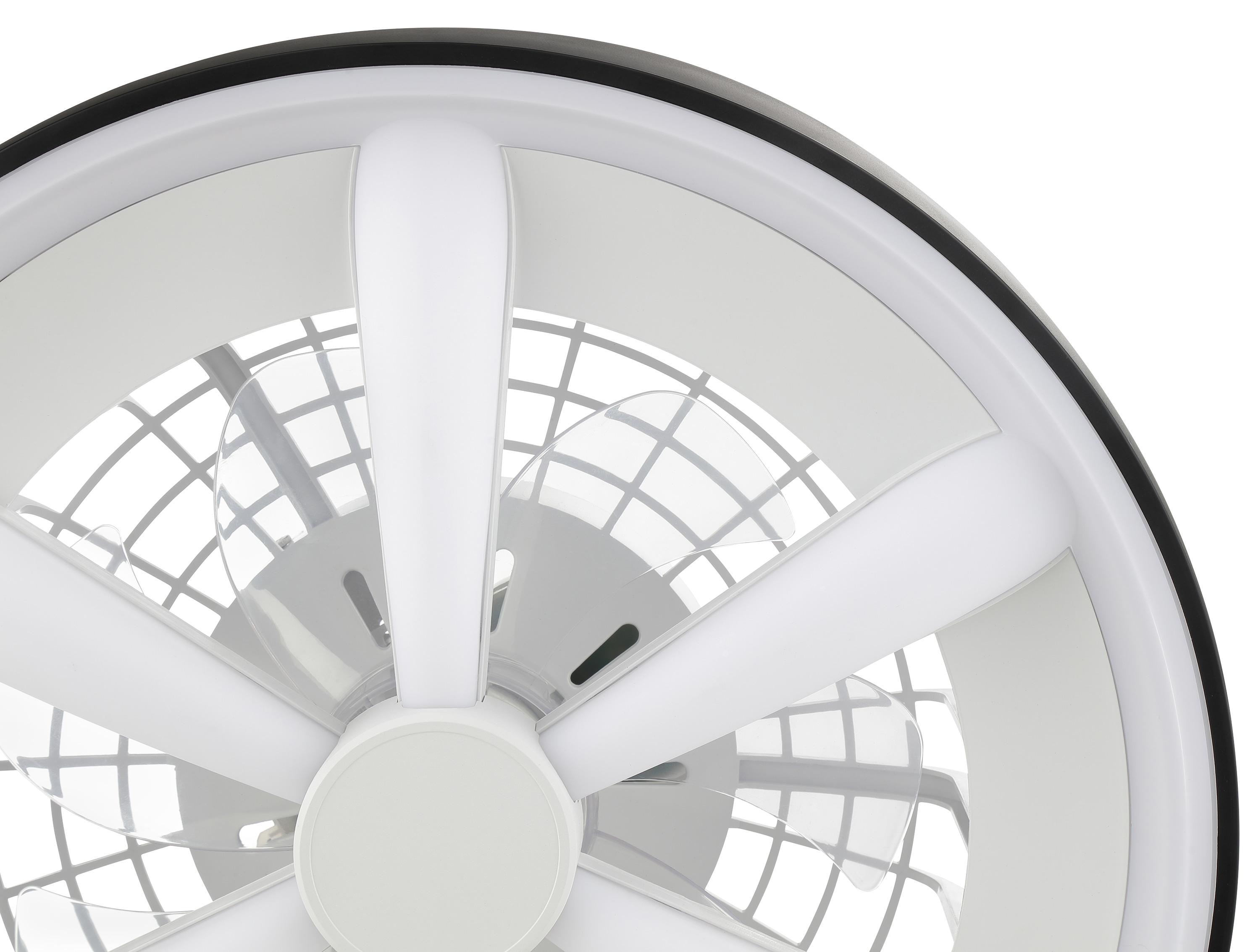 BRILLIANT LED-Deckenleuchte Gaiano, mit Ventilator, 48 W, Ø 48 cm