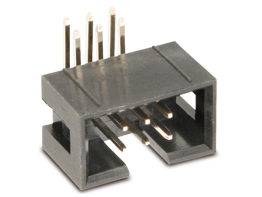 CONNFLY ELECTRONIC Wannenstecker, abgewinkelt, 6-polig CONNFLY ELECTRONIC Wannenstecker, abgewinkelt, 6-polig