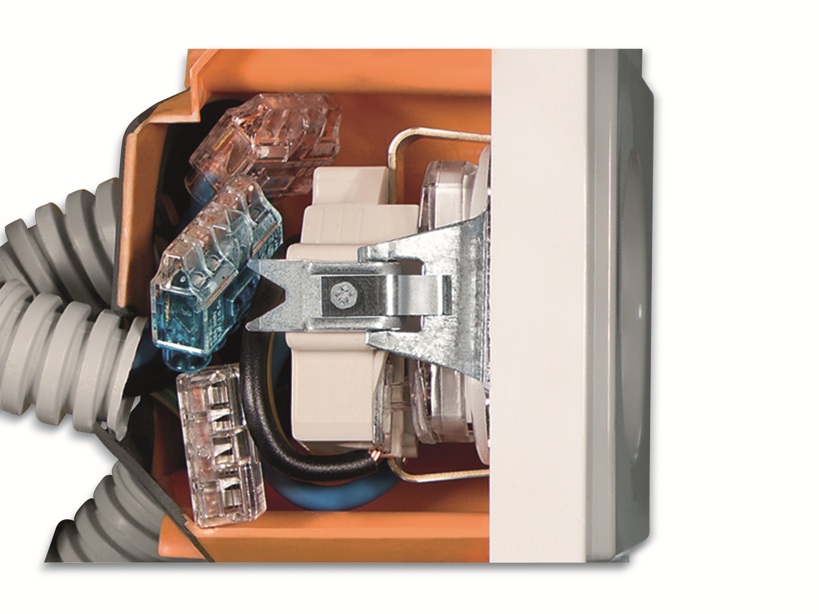 HELLERMANNTYTON Verbindungsklemme, 148-90054, HCPM-2-Blister, gelb,20 Stück