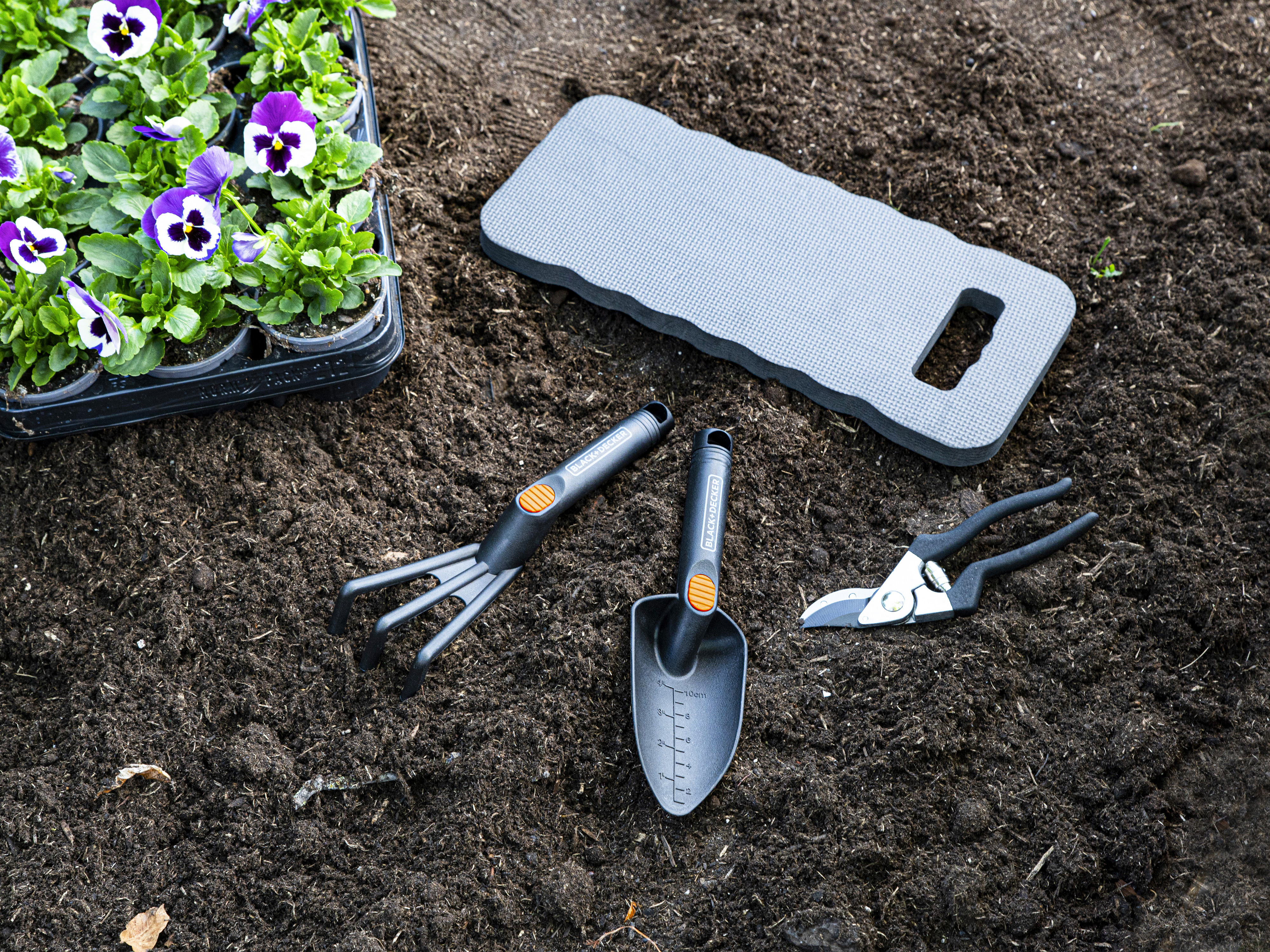 BLACK & DECKER Gartenwerkzeug-Set