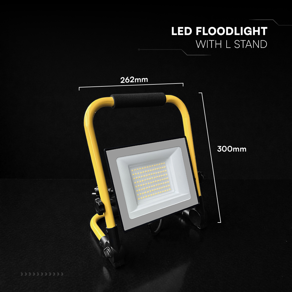 V-TAC LED-Arbeitsleuchte VT-242186, EEK: F, 50W, 5000lm, 4000k, 115°