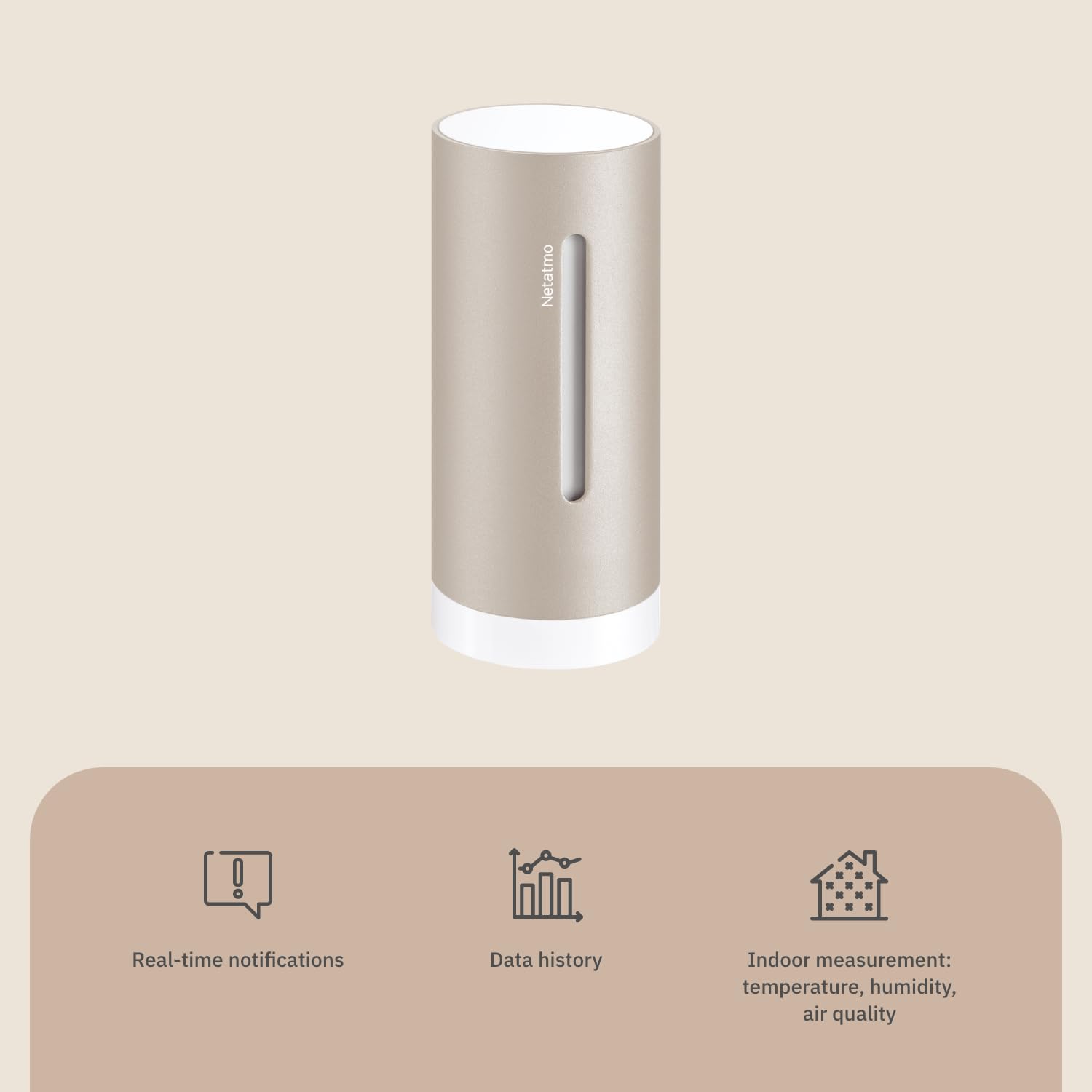 Zusatzsender NETATMO NIM-S-WW, sand, innen