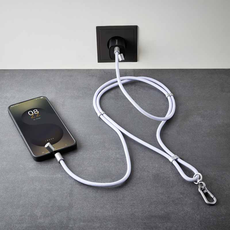 INTENSO USB-Kabel Lanyard USB-C 1,65m Lila INTENSO USB-Kabel Lanyard USB-C 1,65m Lila