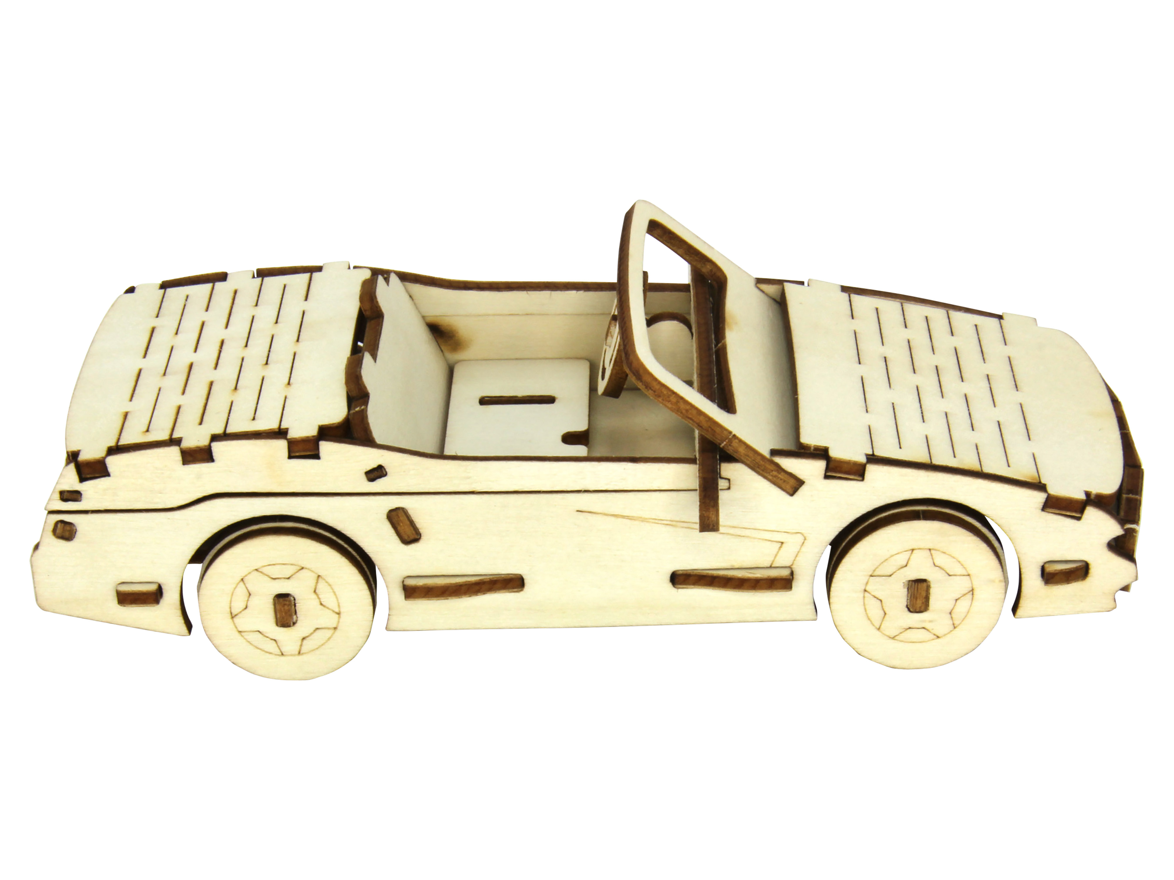SOL-EXPERT 3D Holz Puzzle Sportwagen