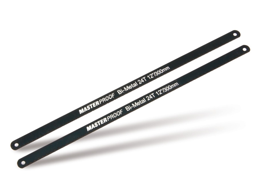 MASTERPROOF Bi-Metall Ersatz-Sägeblätter 24T, 300 mm, 2 Stück
