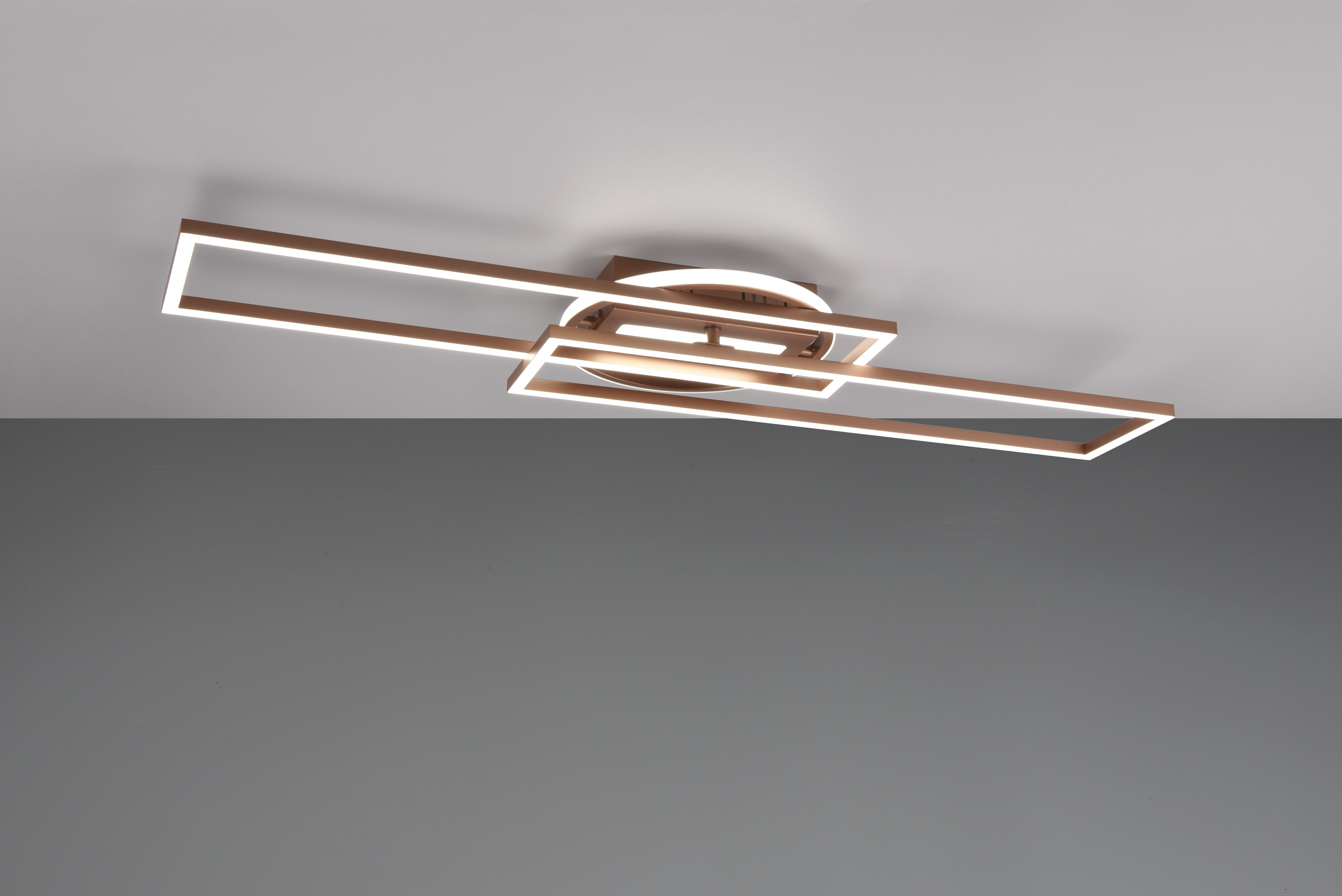 REALITY LED-Deckenleuchte Twister R67183165 coffee, 30 W, 4500 lm, CCT REALITY LED-Deckenleuchte Twister R67183165 coffee, 30 W, 4500 lm, CCT