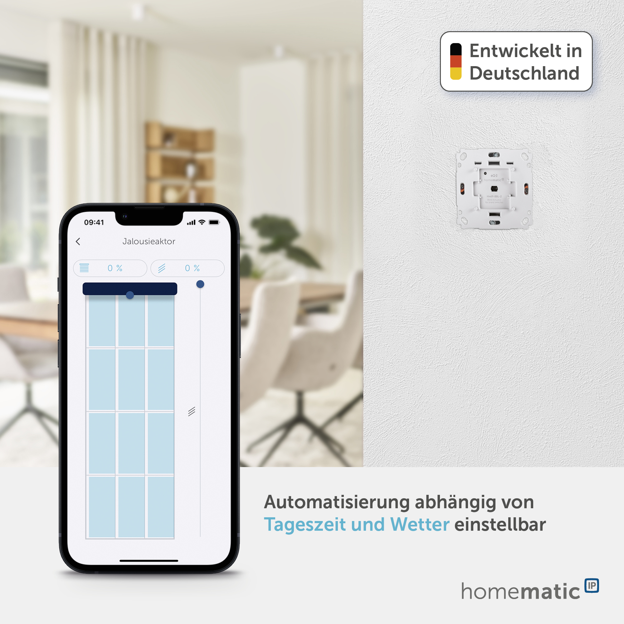 HOMEMATIC IP Smart Home 151333A0, Jalousieaktor