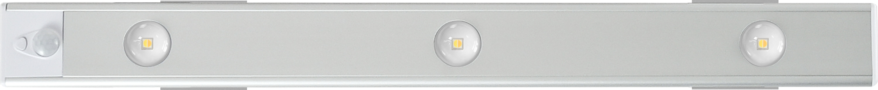 REV LED-Akku-Unterbauleuchte Spot, 1,5W, CCT, 110lm, warmweiß, neutralweiß, kaltweiß, IP20, silber, 40 cm