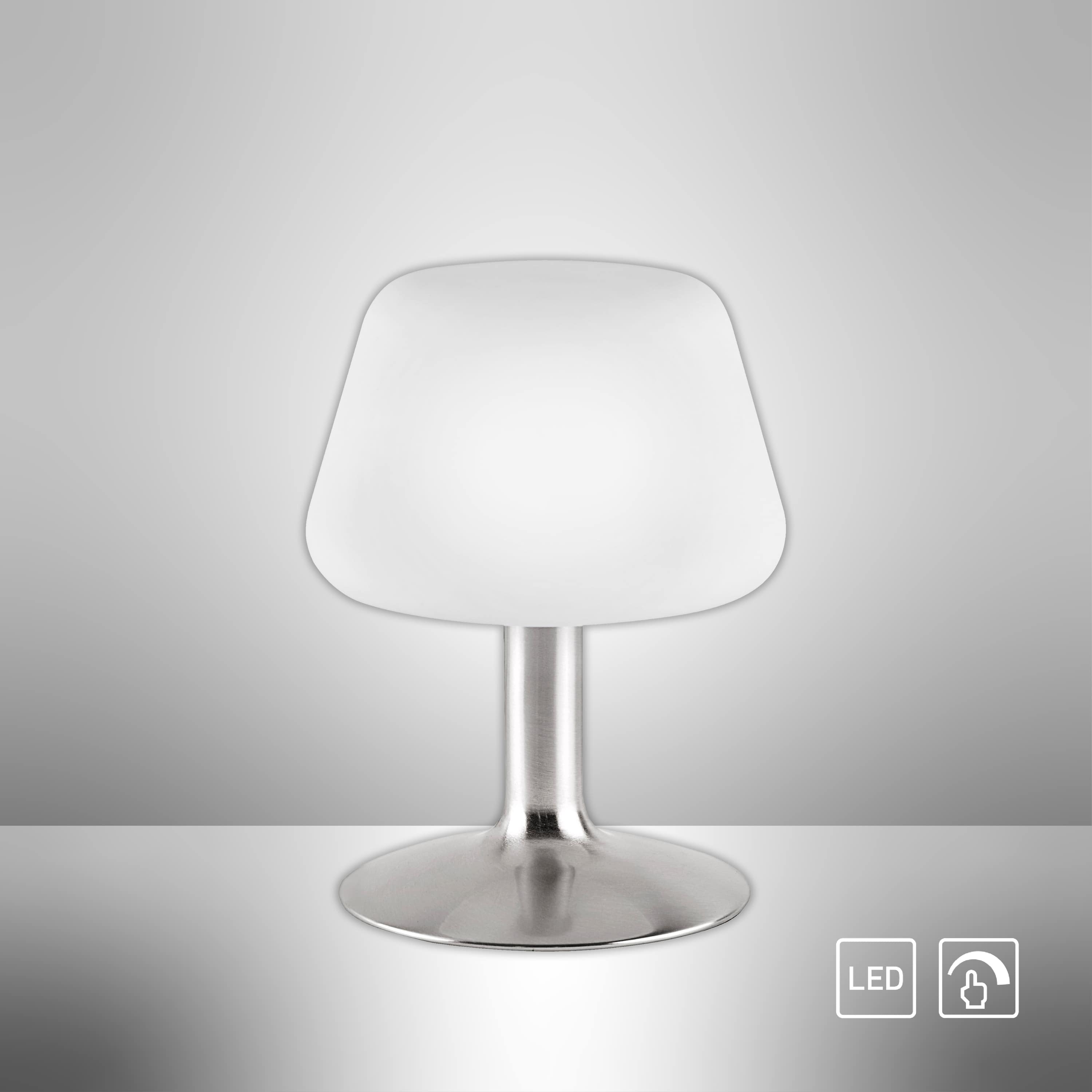 PAUL NEUHAUS LED-Tischleuchte 4078-55 stahl, 2,6 W, 265 lm, 3000 K PAUL NEUHAUS LED-Tischleuchte 4078-55 stahl, 2,6 W, 265 lm, 3000 K
