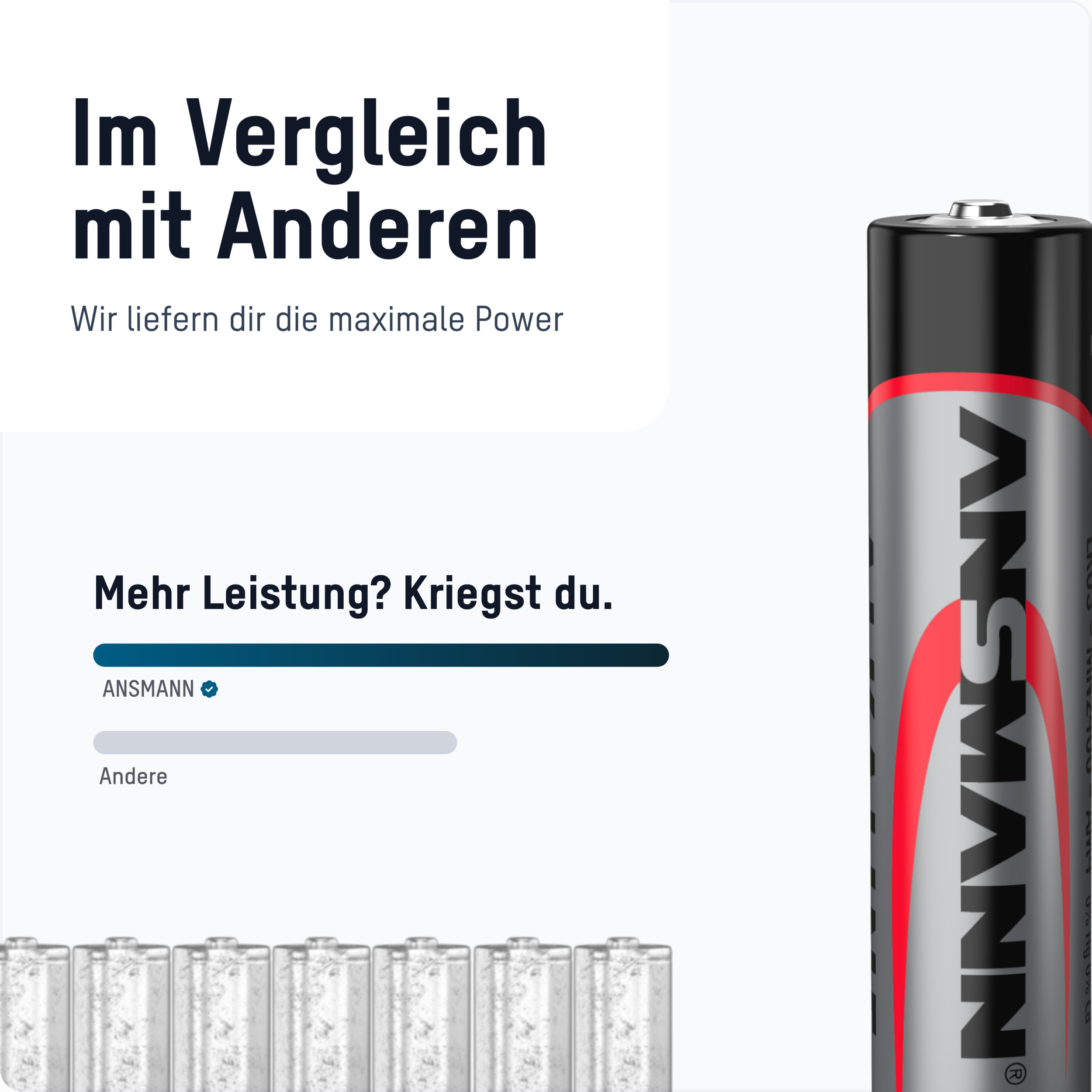 ANSMANN Miro-Batterie-Set, Alkaline, 100 Stück