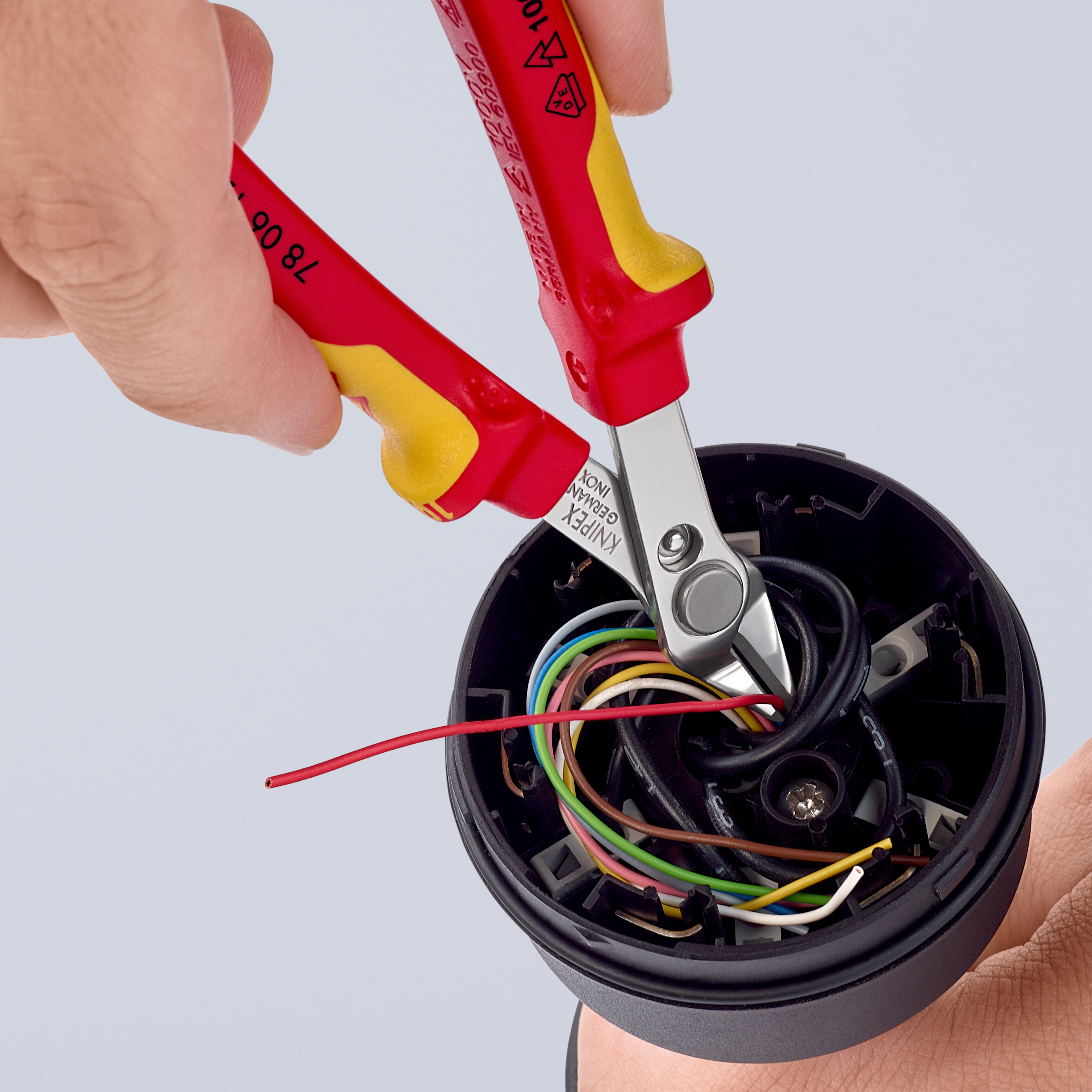 KNIPEX Seitenschneider Electronic Super Knips VDE, 78 06 125, 125 mm