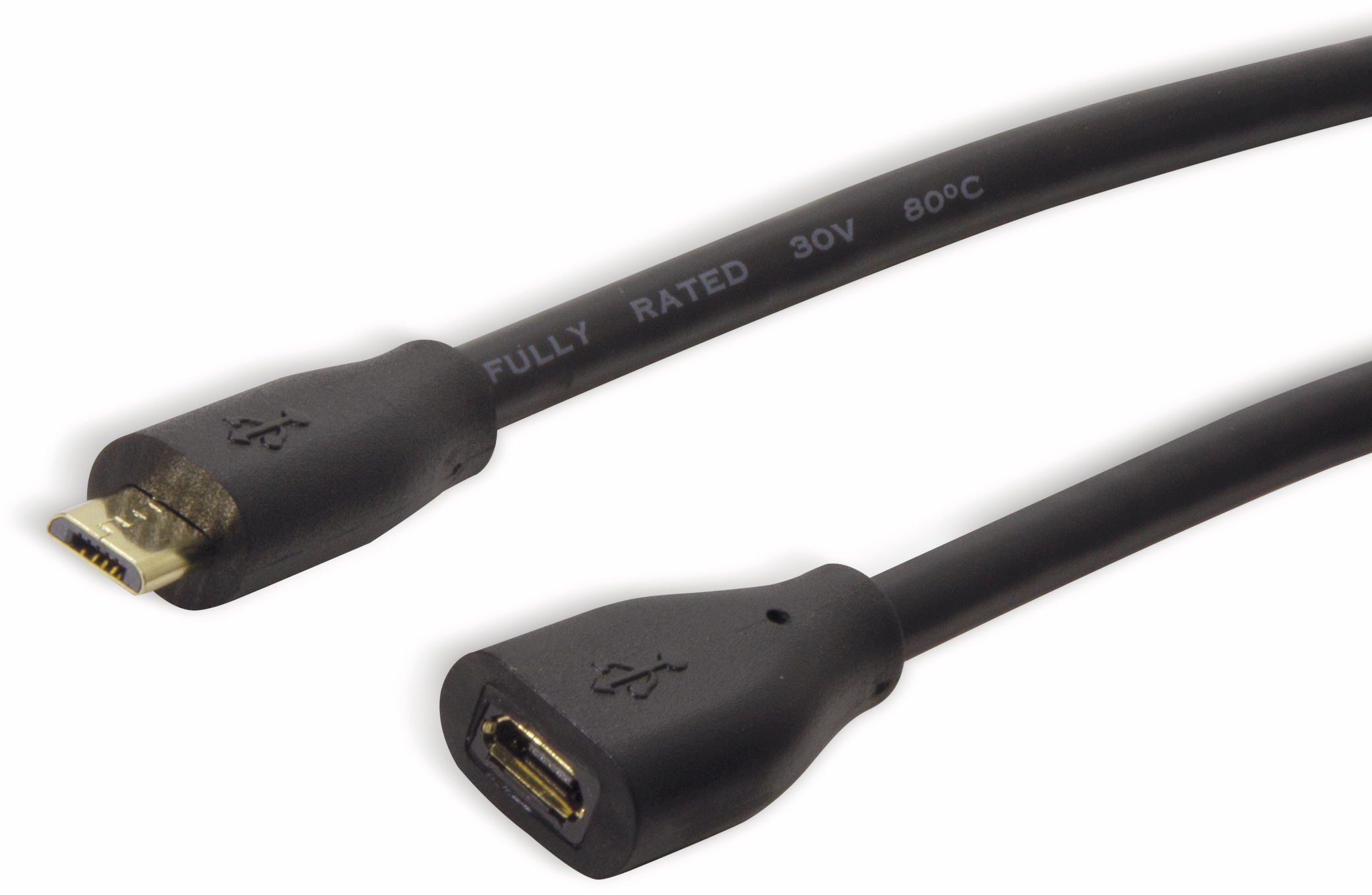 LOGILINK MicroUSB-Verlängerung CU0124, 3,0 m