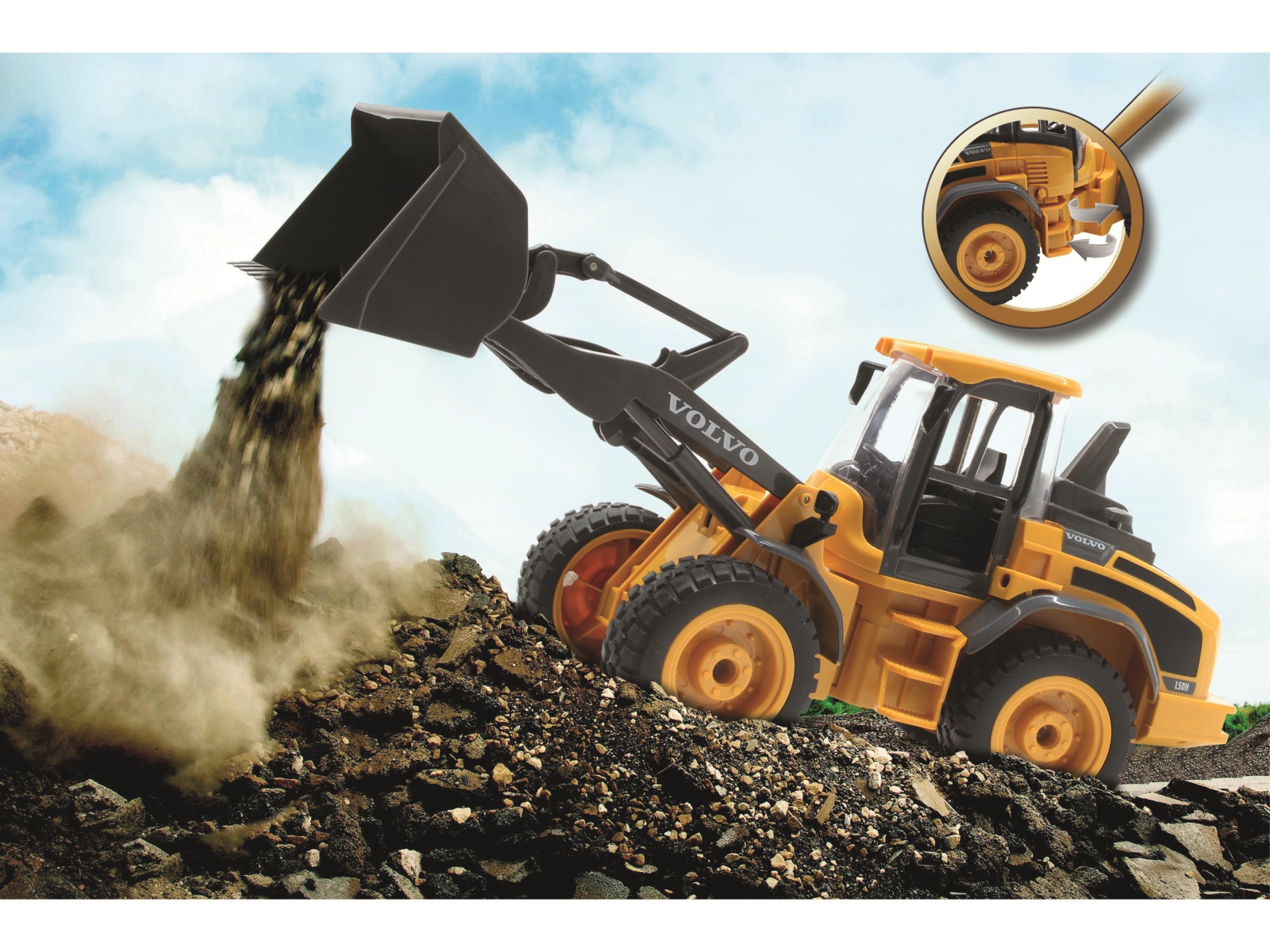 JAMARA Radlader Volvo L50, 1:16, 2,4 GHz