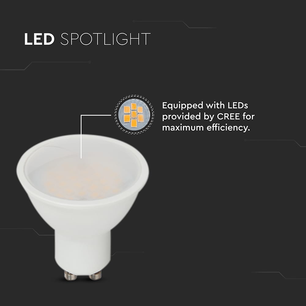V-TAC LED-Lampe VT-218806 GU10, EEK: F, 10 W, 1000 lm, 6500 K V-TAC LED-Lampe VT-218806 GU10, EEK: F, 10 W, 1000 lm, 6500 K