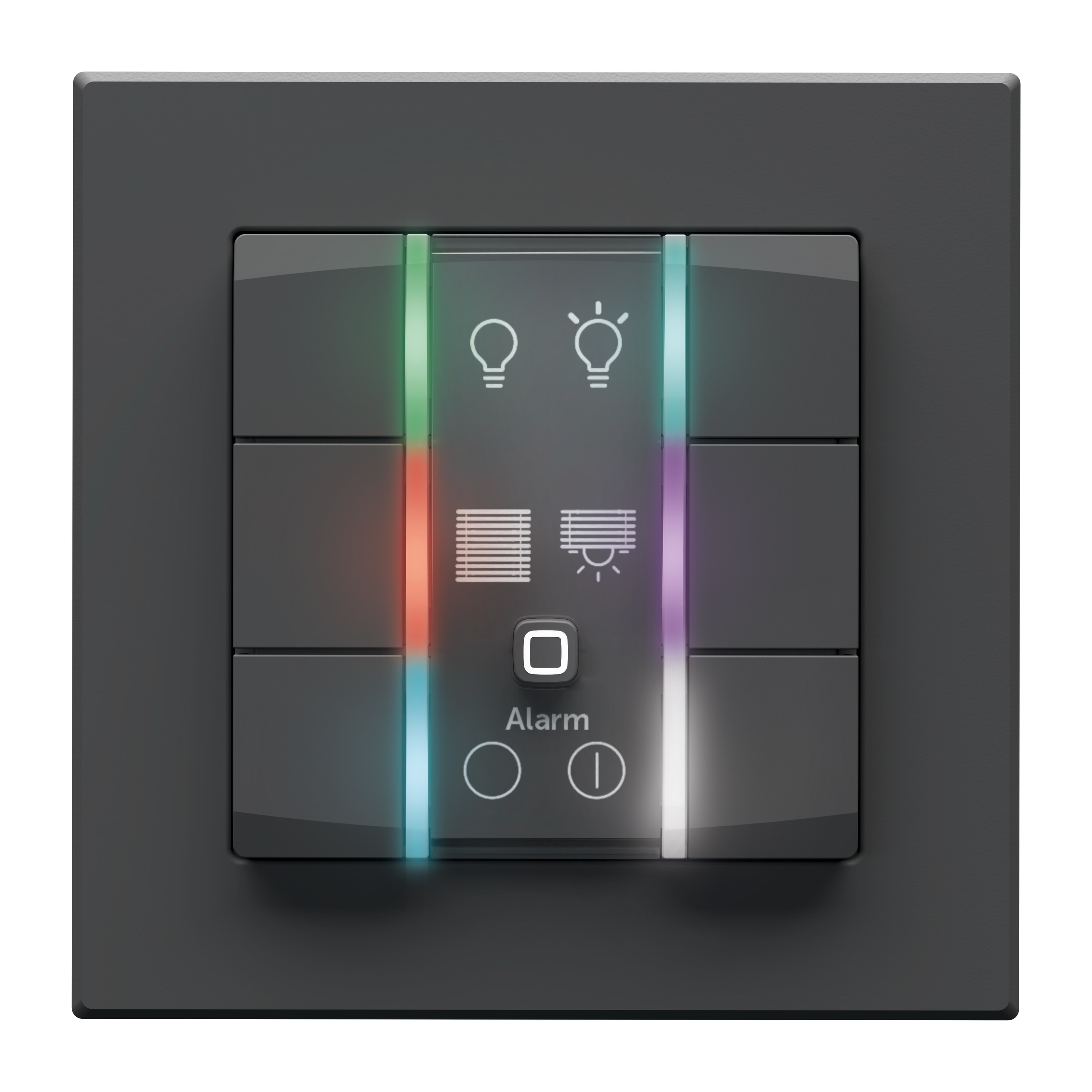 HOMEMATIC IP 162028A0, Wandtaster, 6-fach, 230 V, anthrazit HOMEMATIC IP 162028A0, Wandtaster, 6-fach, 230 V, anthrazit