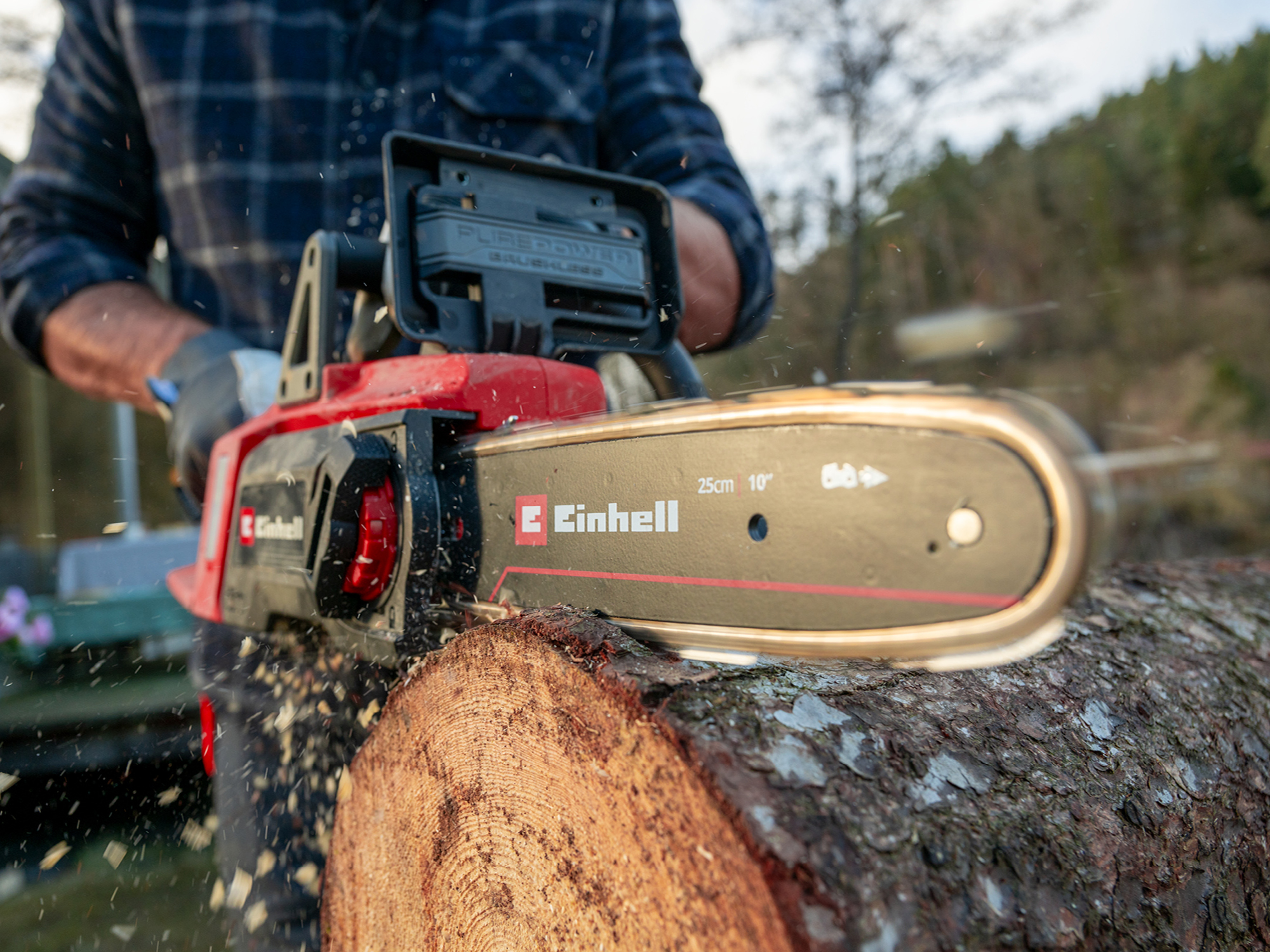 EINHELL Akku-Kettensäge GE-LC 18/25 Li BL, 4600070, Solo