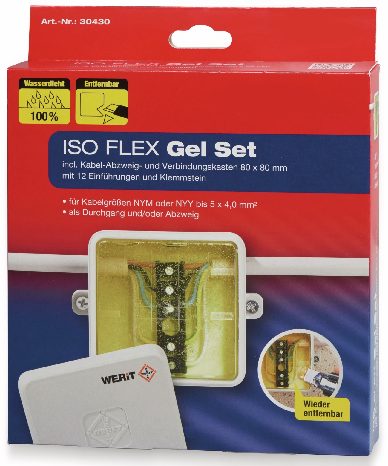 Heidemann ISO Flex Gel-Set 30430, bis zu 5x4 mm², 190 ml Heidemann ISO Flex Gel-Set 30430, bis zu 5x4 mm², 190 ml