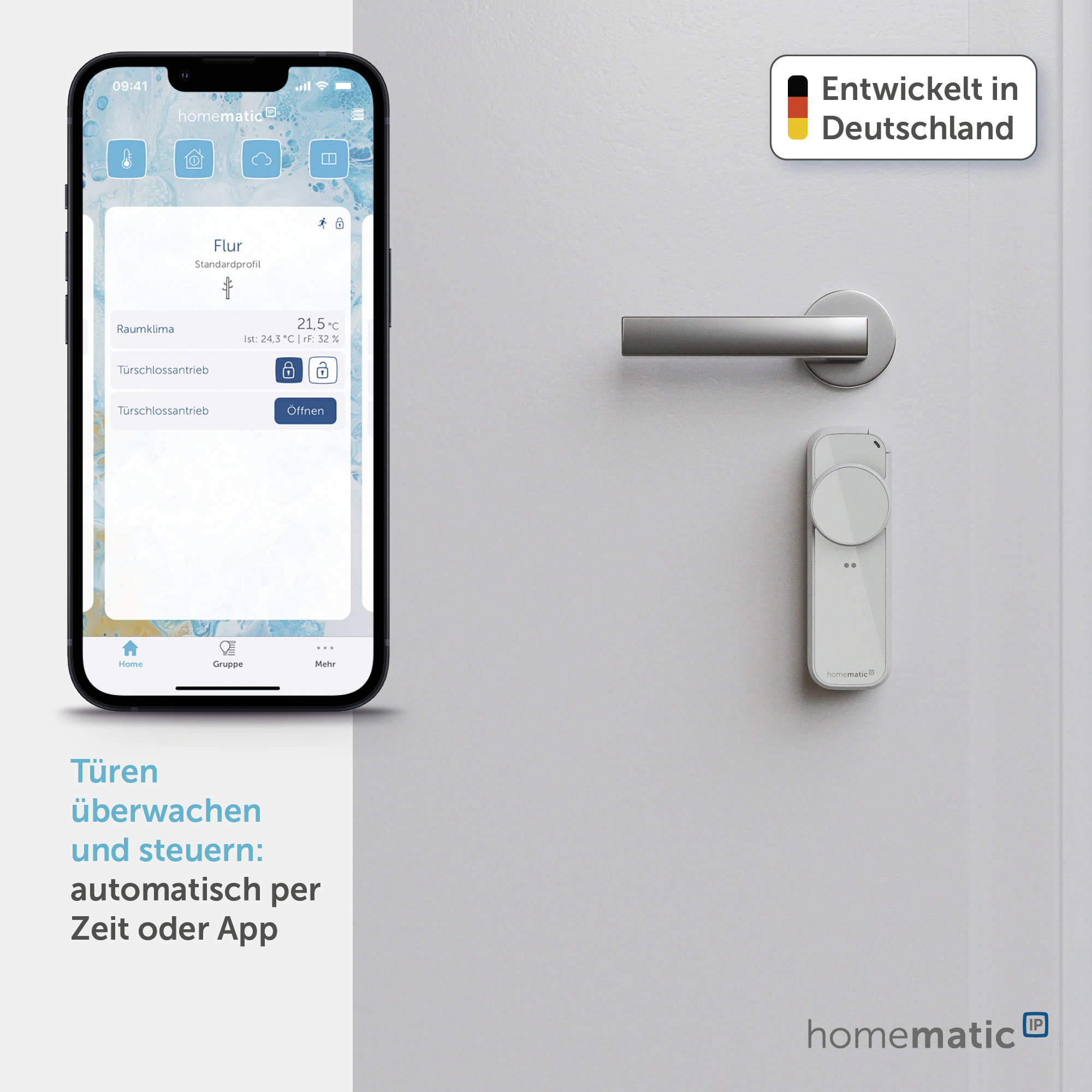 HOMEMATIC IP 162822A0, Türschlossantrieb pro, weiß-silber HOMEMATIC IP 162822A0, Türschlossantrieb pro, weiß-silber