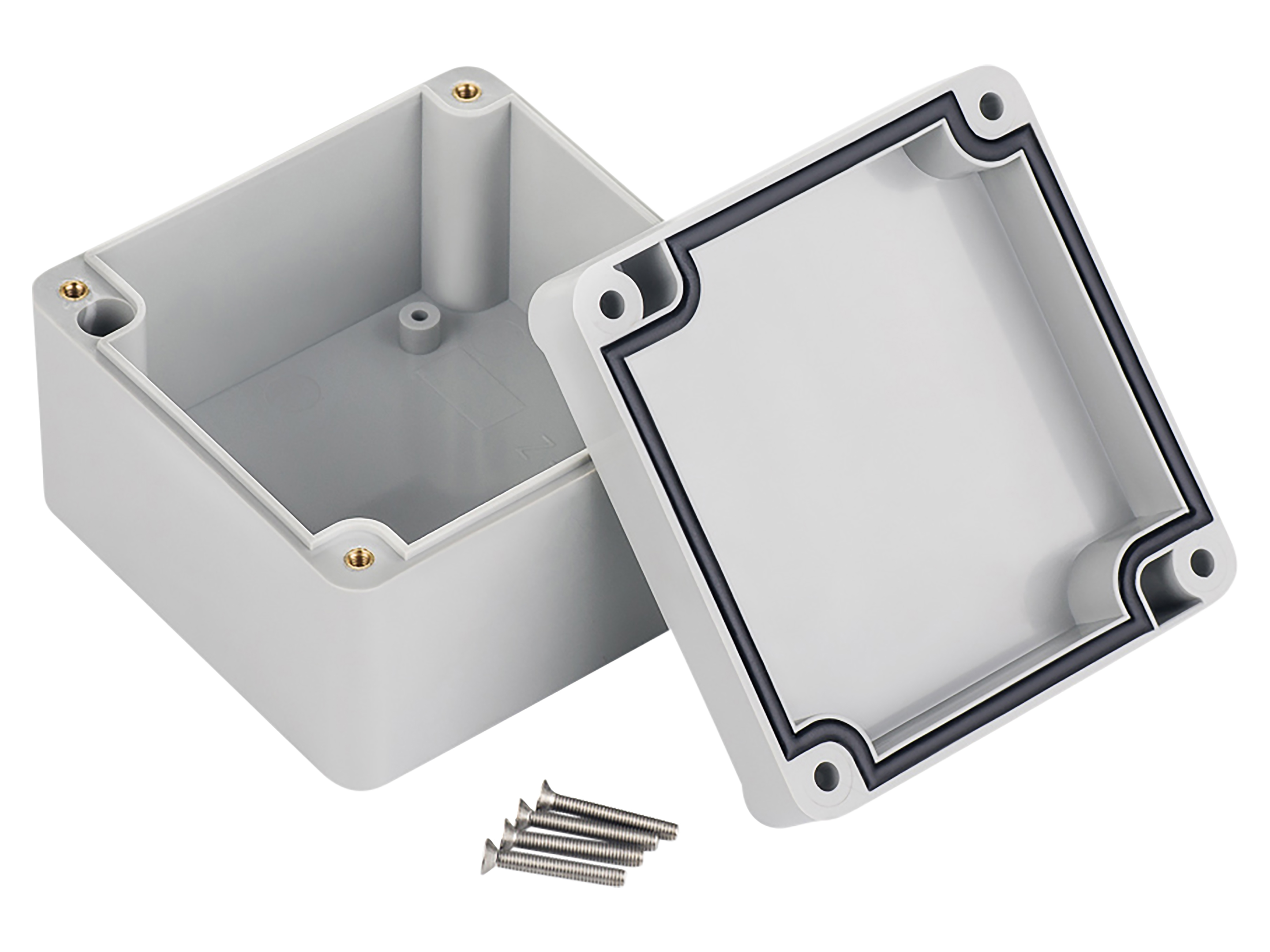 POLLIN ABS-Gehäuse 4U63080806019, 82x80x55 mm, IP67