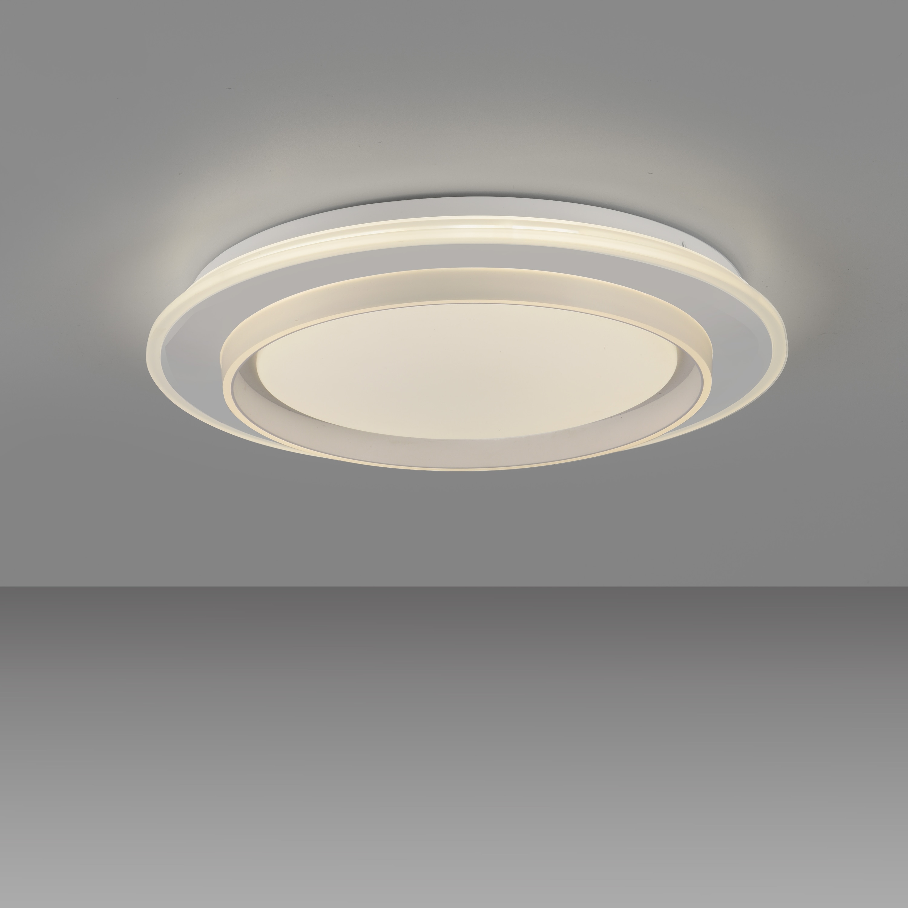JUST LIGHT LED-Deckenleuchte 14296-16, 20W, CCT, 2700lm, IP20, weiß