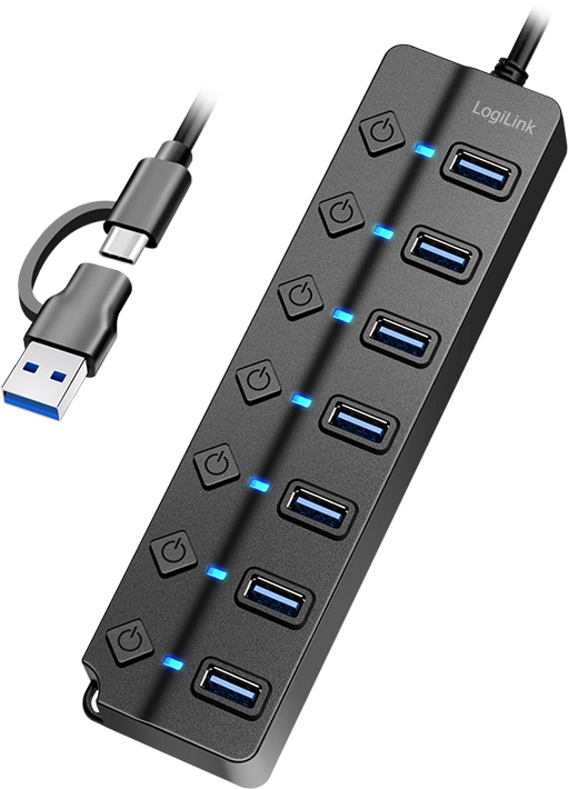 LOGILINK USB-C Hub UA0420 7 Port LOGILINK USB-C Hub UA0420 7 Port