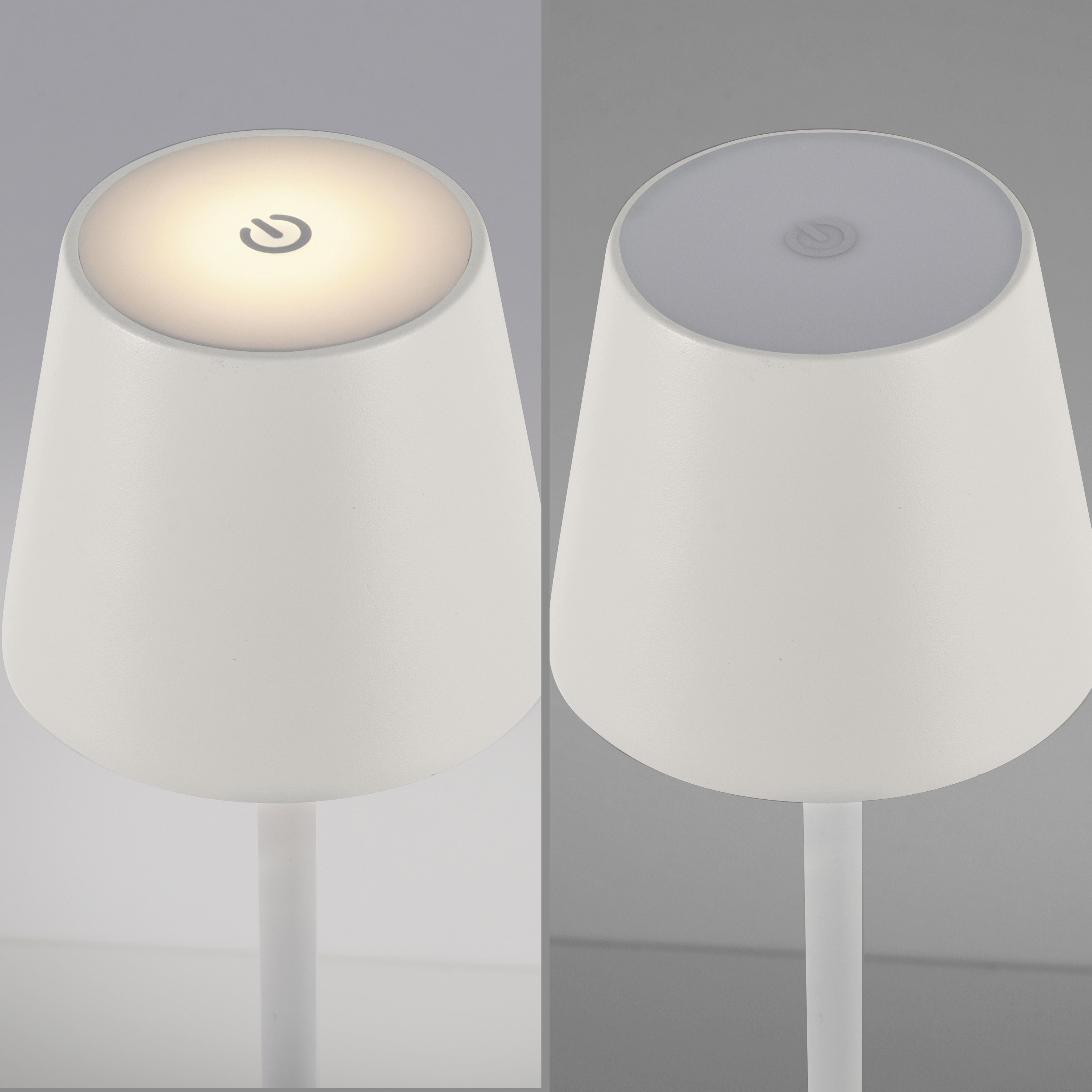 JUST LIGHT LED-Akku-Tischleuchte 19250-16 weiß, 2,5 W, 320 lm, 3000 K, IP54 JUST LIGHT LED-Akku-Tischleuchte 19250-16 weiß, 2,5 W, 320 lm, 3000 K, IP54