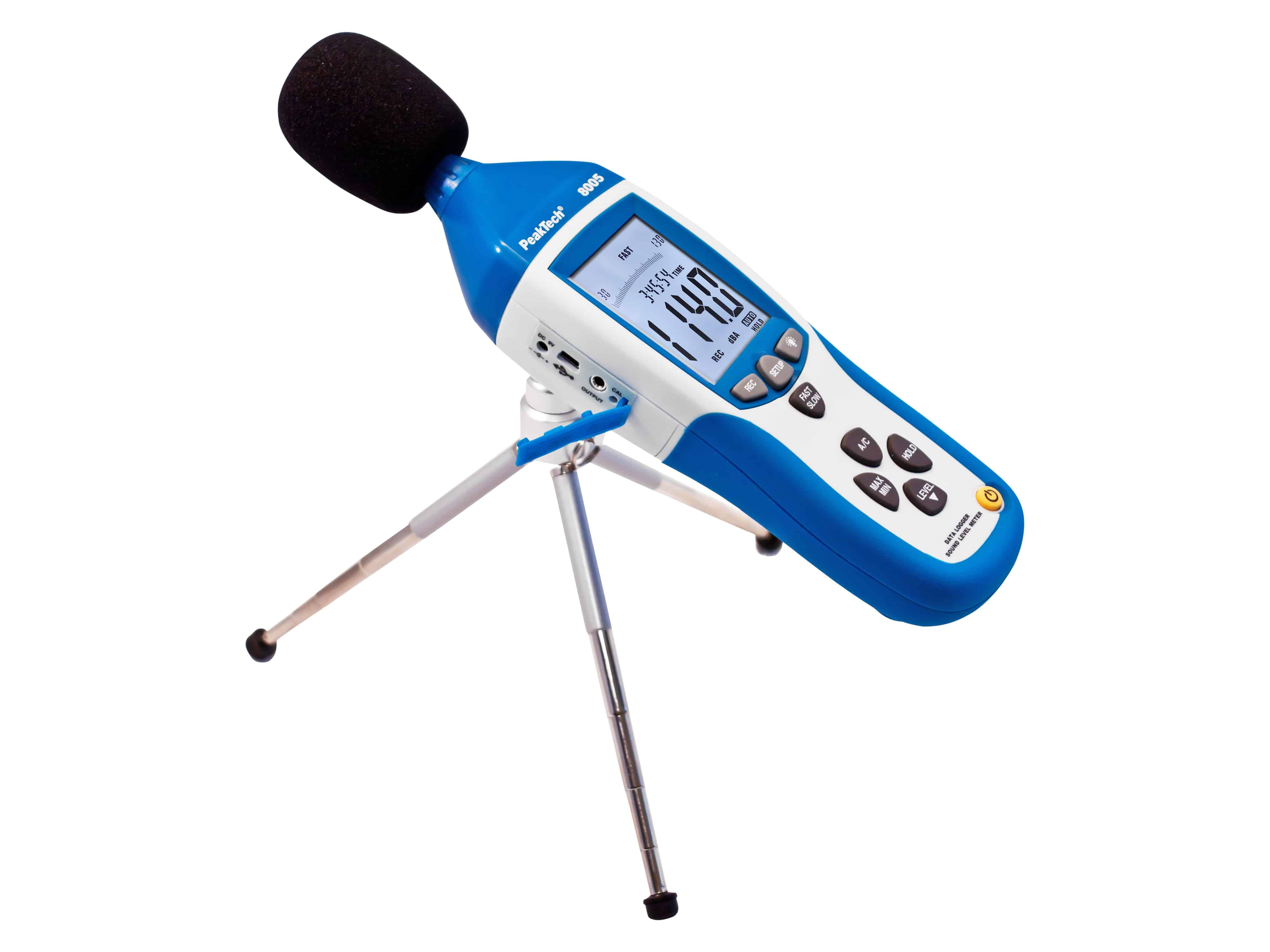 PEAKTECH Schallpegelmessgerät, P 8005, mit Datenlogger
