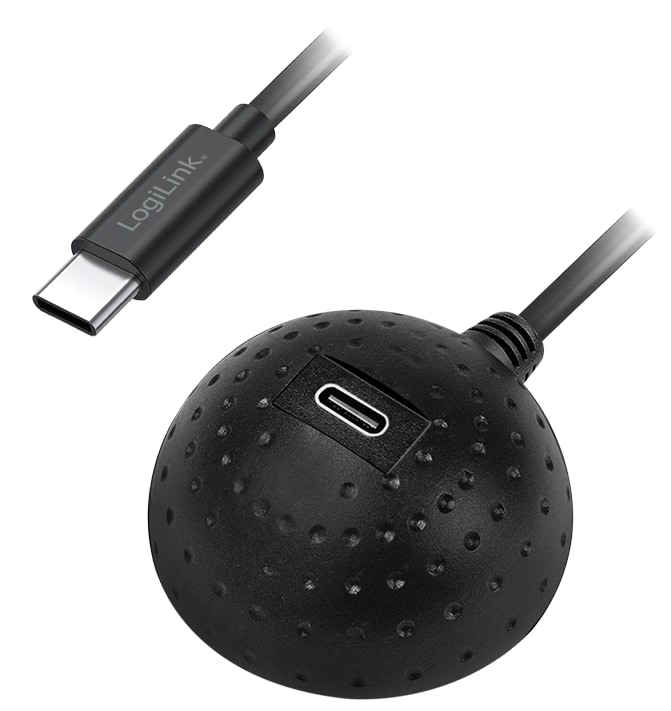 LOGILINK USB-C Kabel CU0099 USB-C/M zu USB-C/F Docking-Ball 1,5m LOGILINK USB-C Kabel CU0099 USB-C/M zu USB-C/F Docking-Ball 1,5m