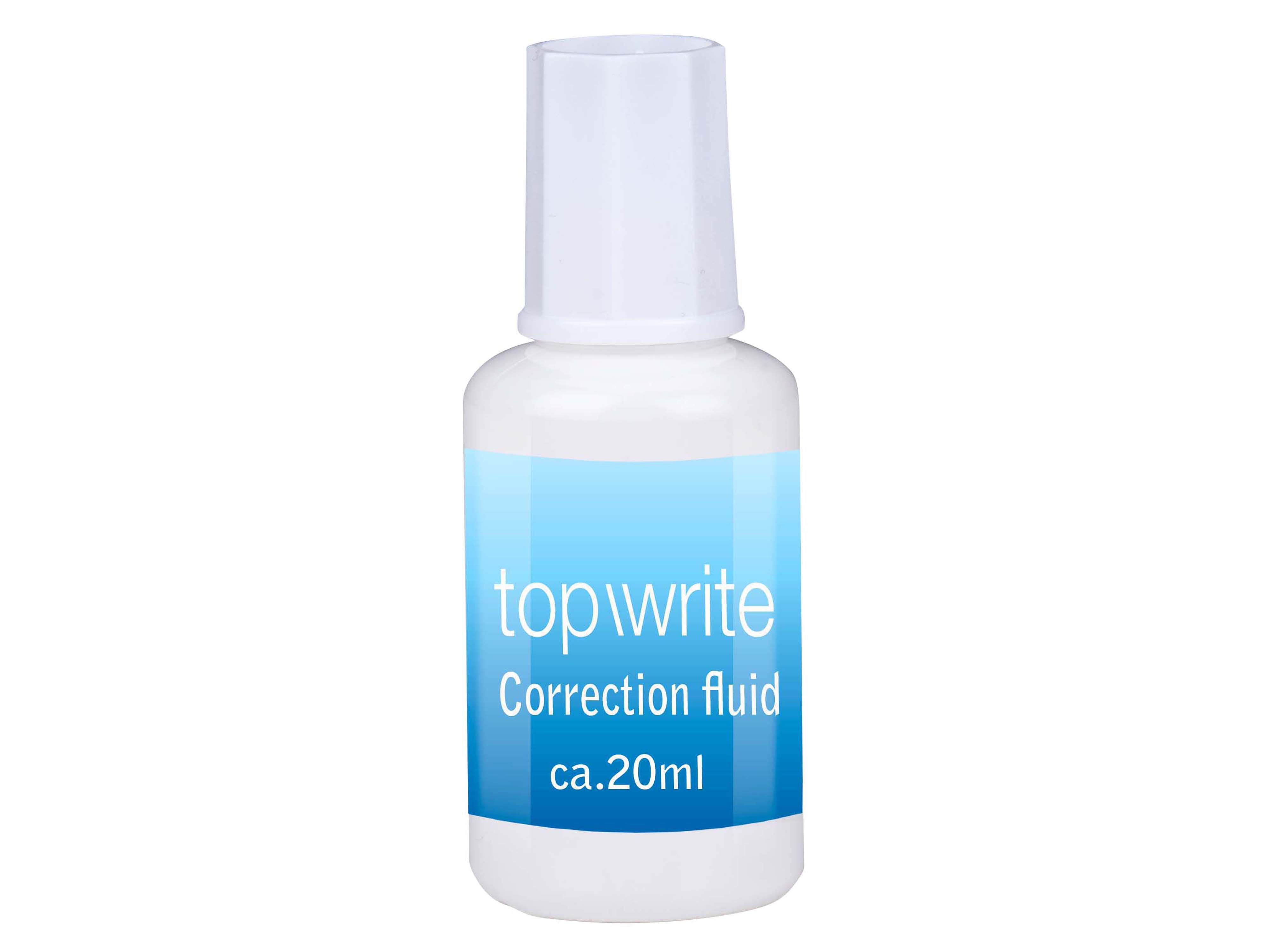 TOPWRITE Korrekturflüssigkeit, 20 ml TOPWRITE Korrekturflüssigkeit, 20 ml