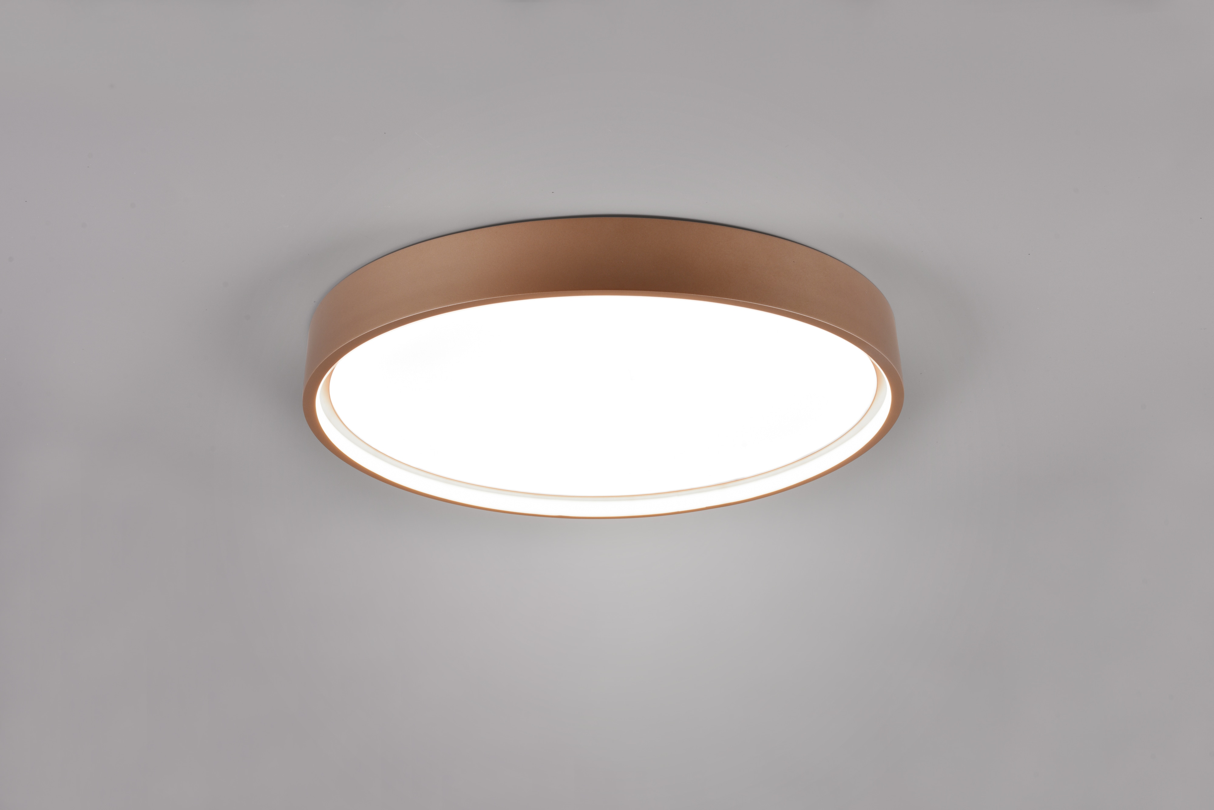 TRIO LED-Deckenleuchte Doha 641310265 Coffee, 29 W, 3260 lm, CCT